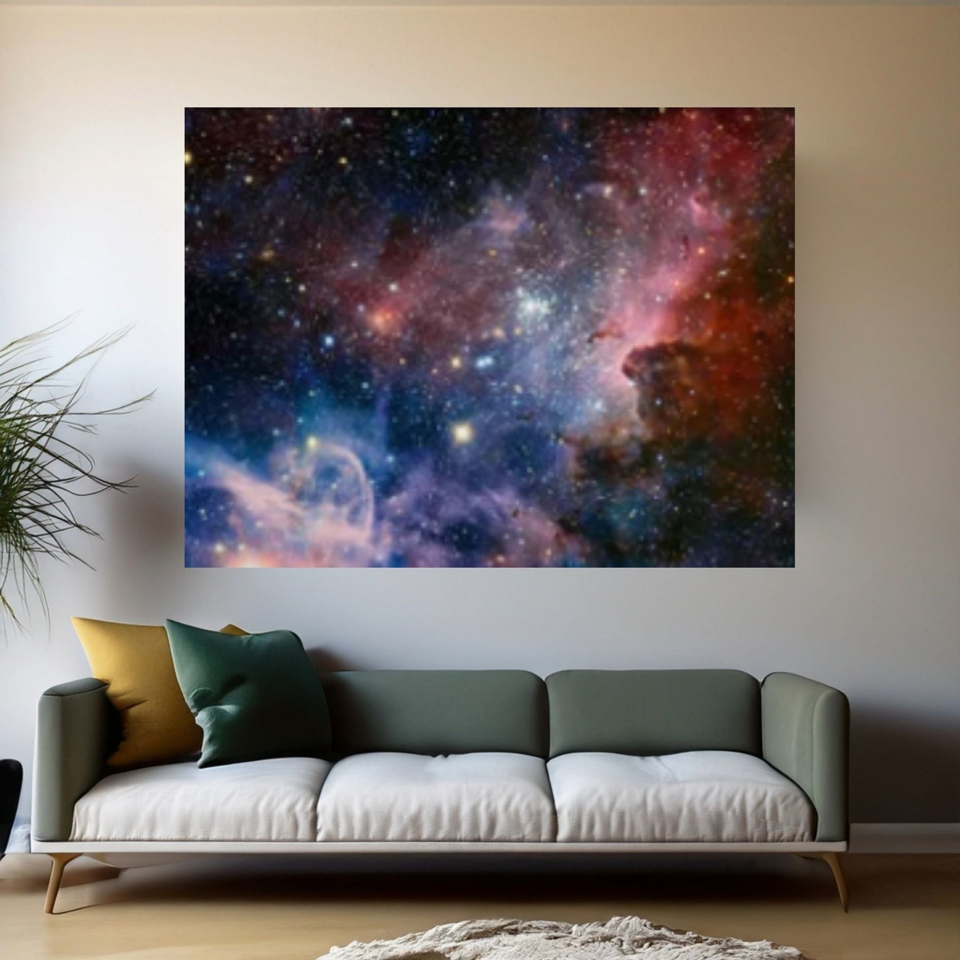 Stunning Nebula Canvas Wall Art - Y Canvas