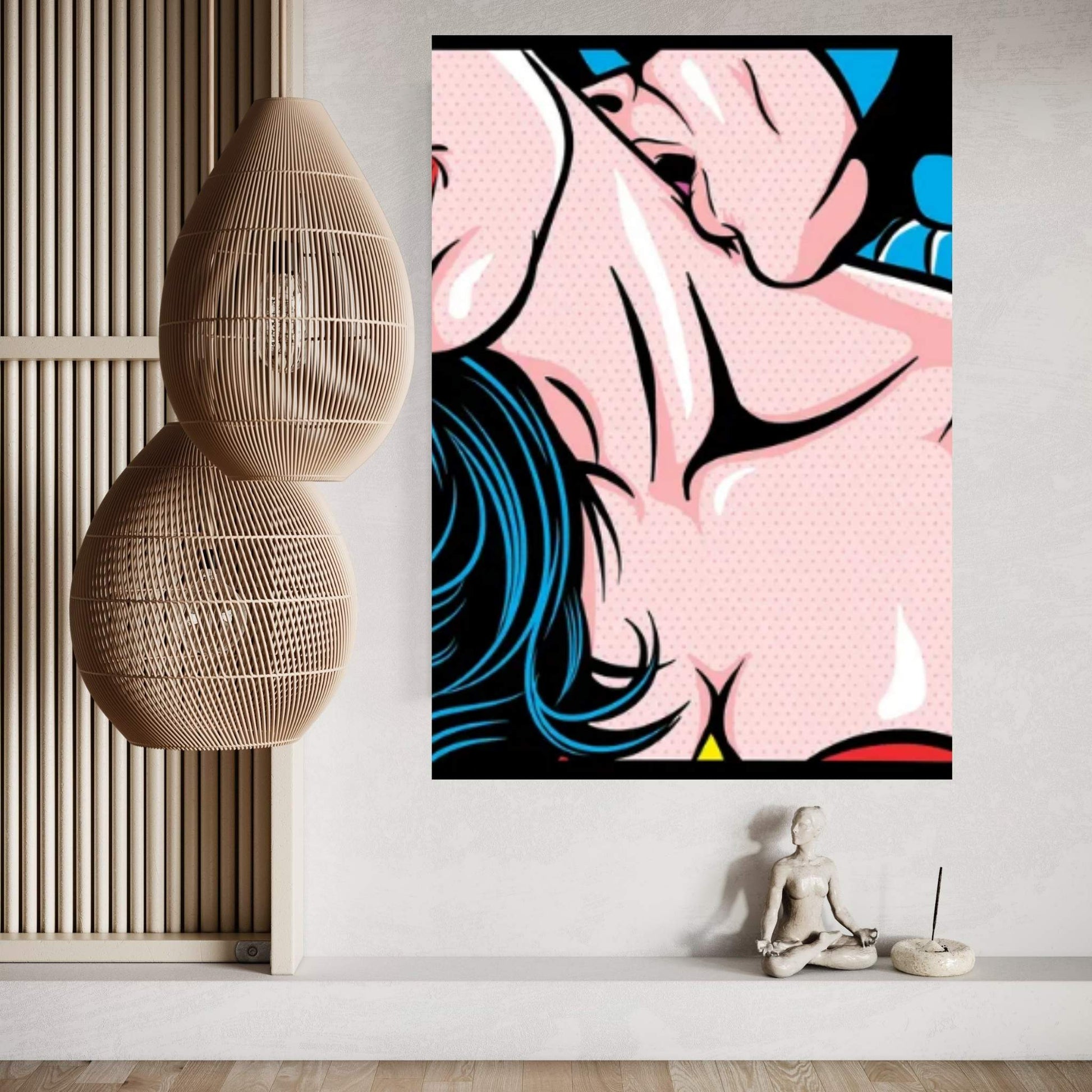 Heroes Love IV Canvas Wall Art - Y Canvas