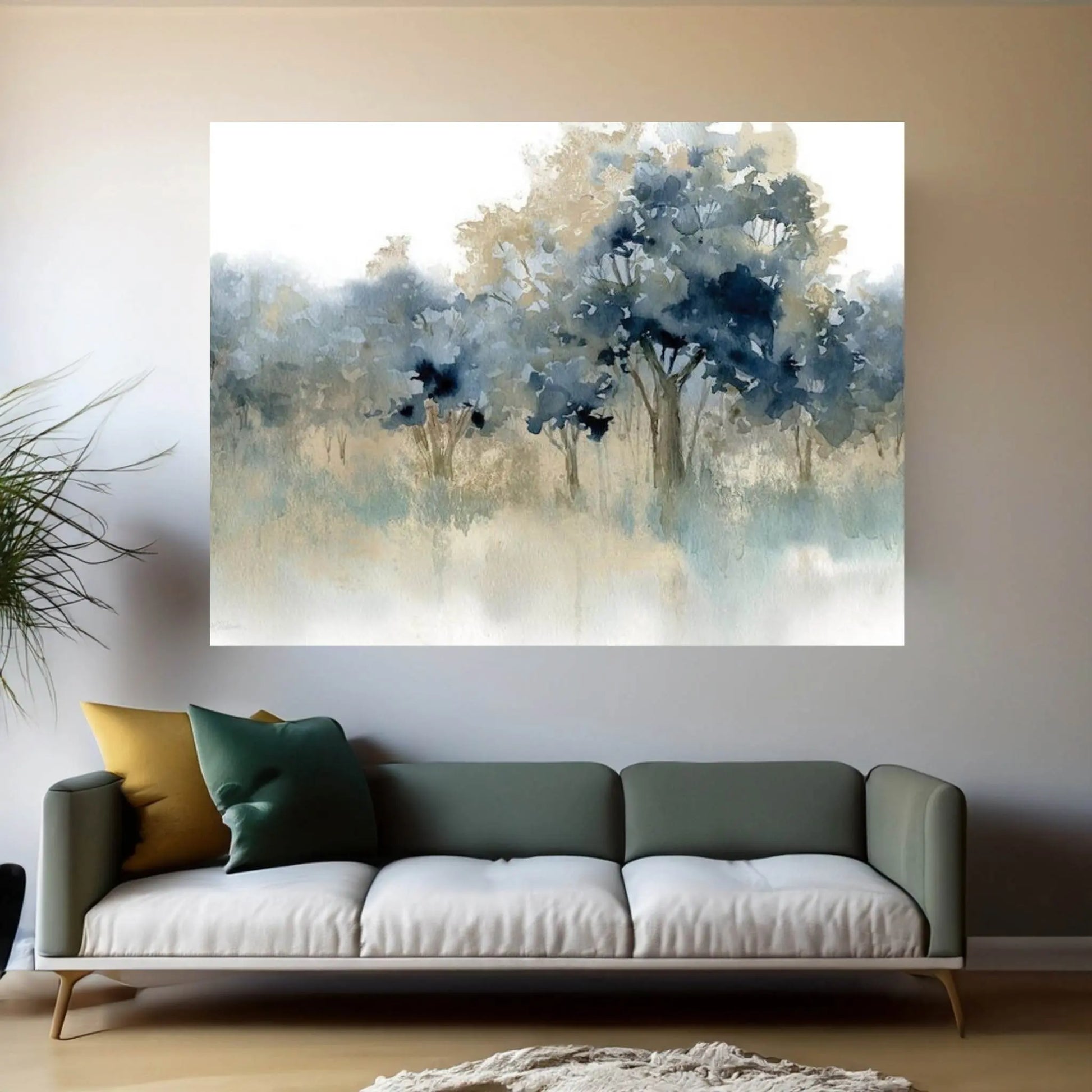 Water's Edge II Canvas Wall Art - Y Canvas