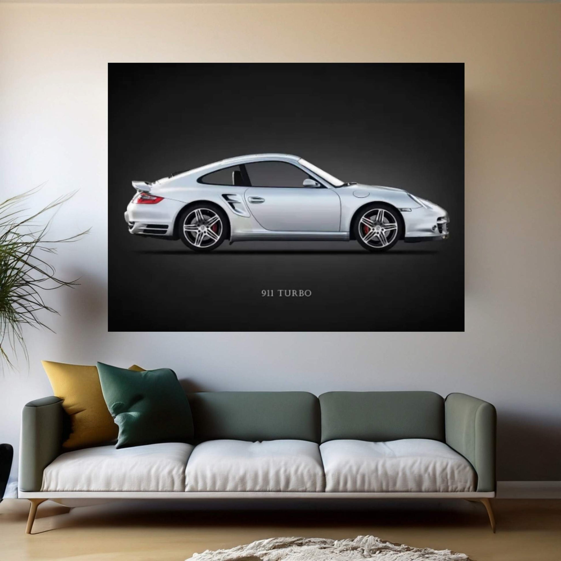 Porsche 911 Turbo 997 2007 Canvas Wall Art - Y Canvas