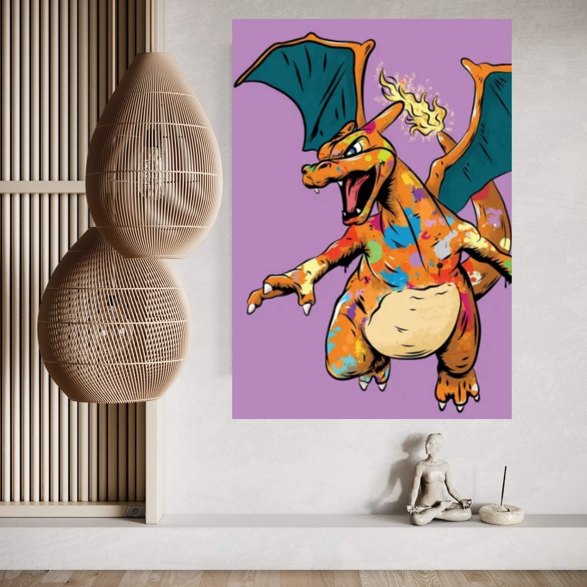 Pokémon - Charizard Canvas Wall Art - Y Canvas