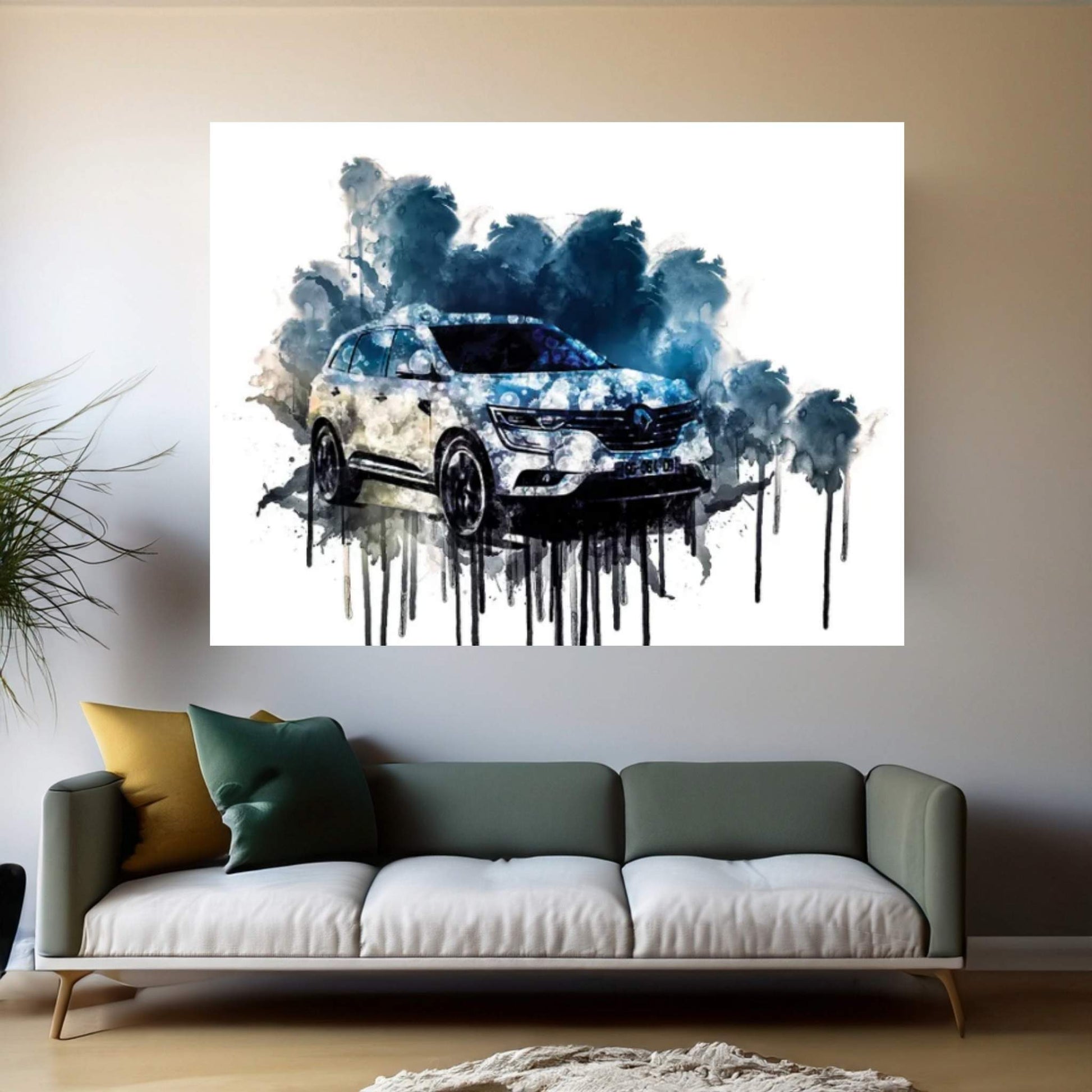 Renault Koleos 2016 Canvas Wall Art - Y Canvas