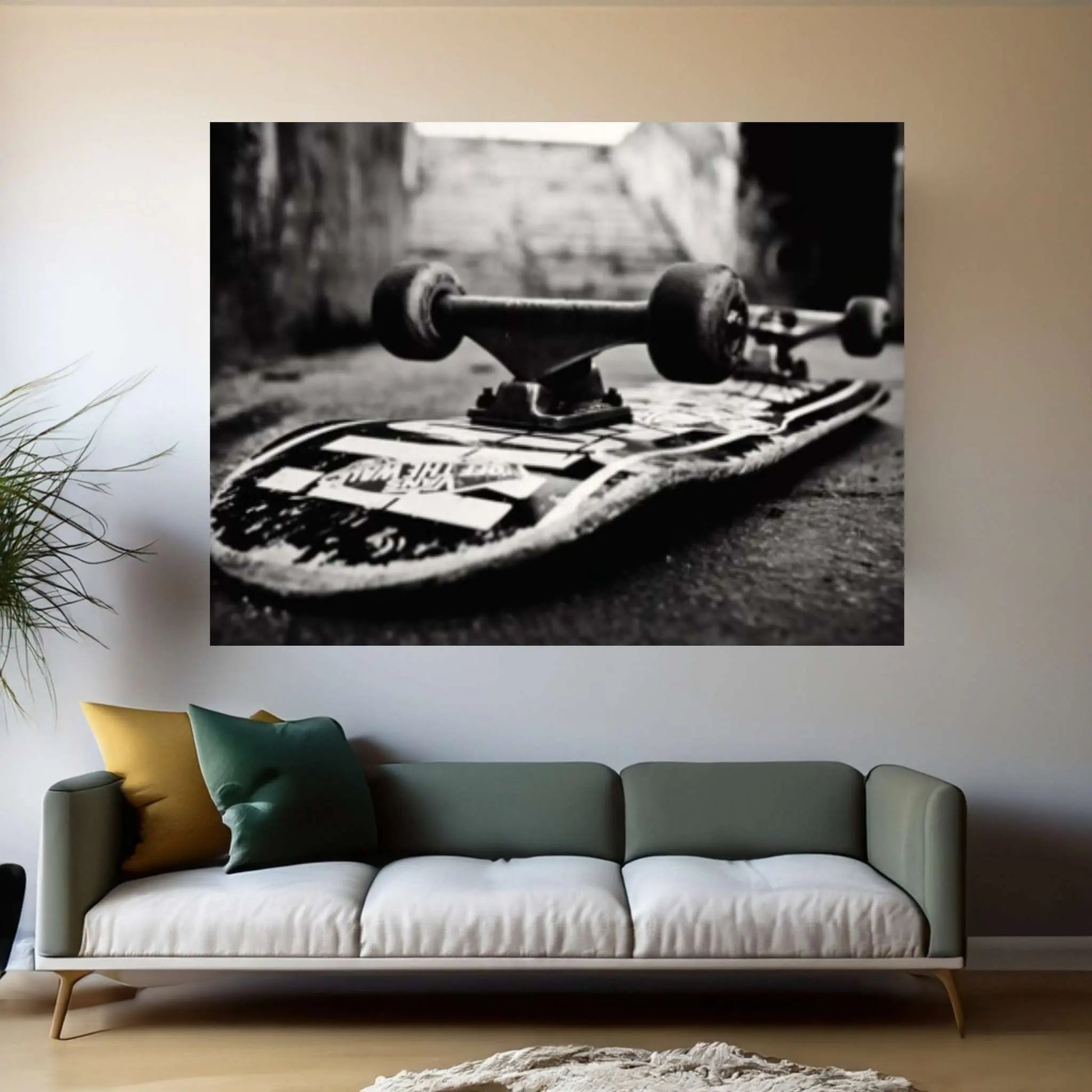 Vanz Off Skater Canvas Wall Art Design - Y Canvas