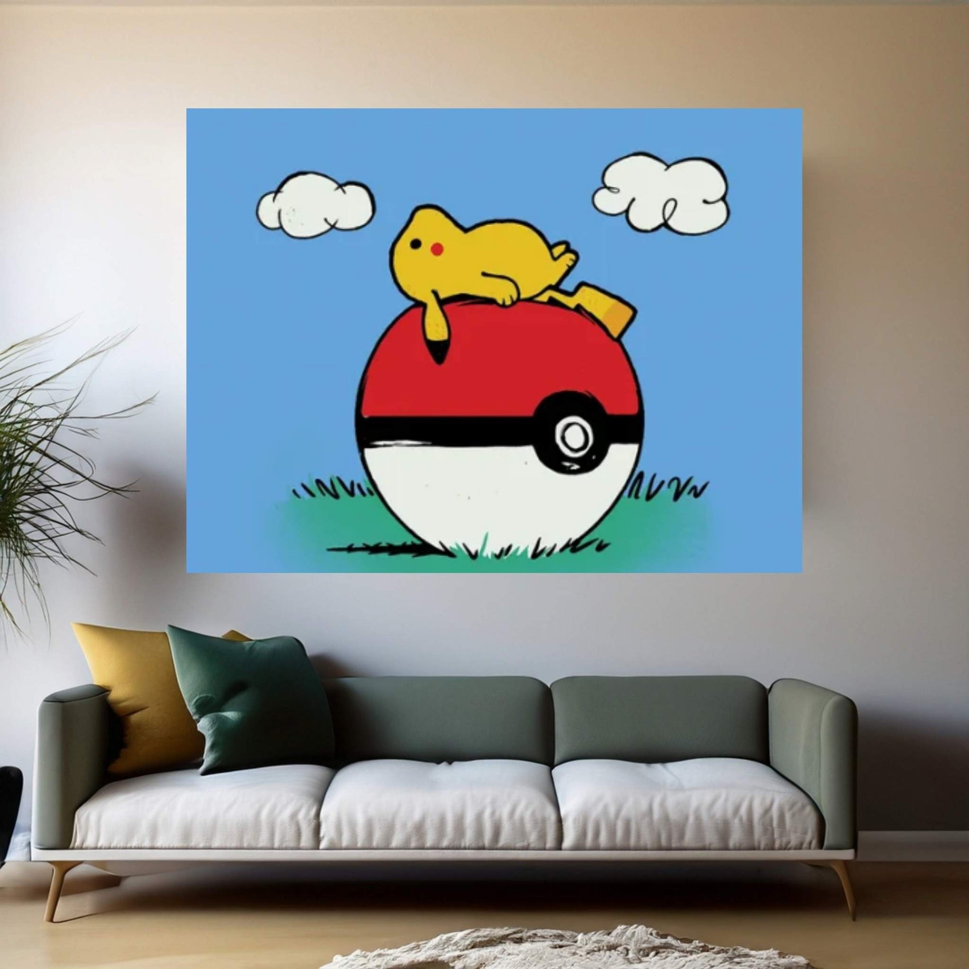 Pokémon - Pikachu Canvas Wall Art - Y Canvas