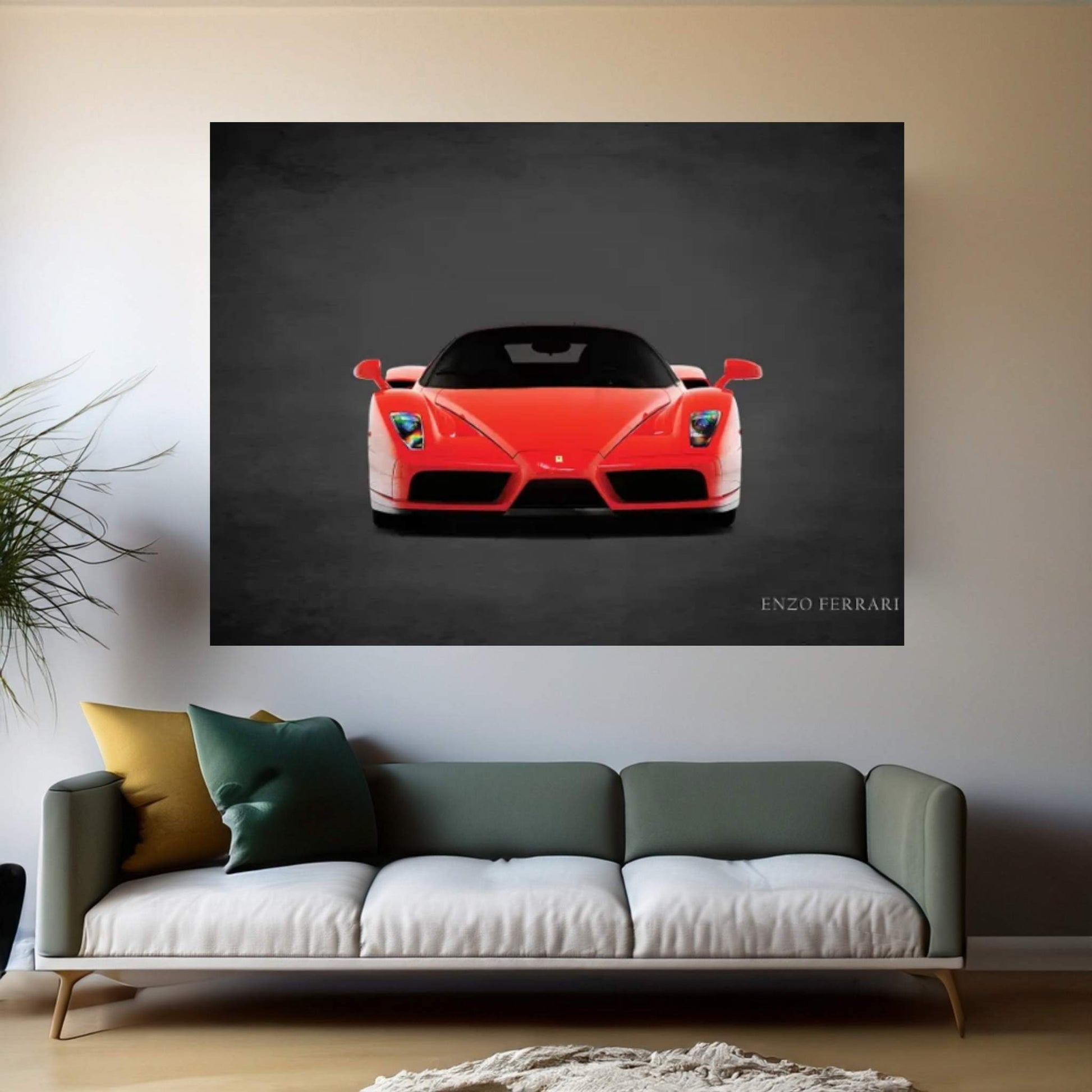 Ferrari Enzo, Front Canvas Wall Art - Y Canvas