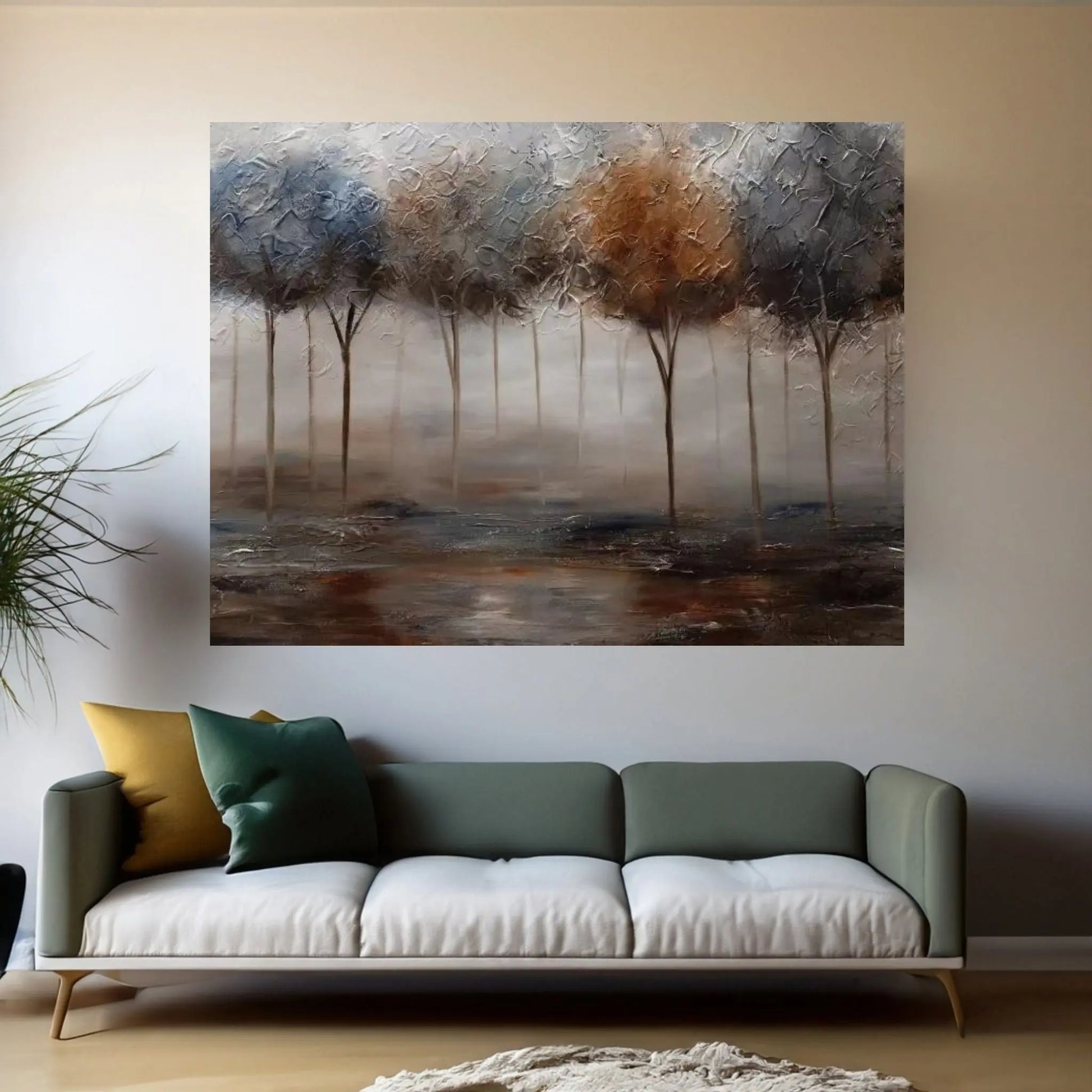 The Silver Pond Canvas Wall Art - Y Canvas