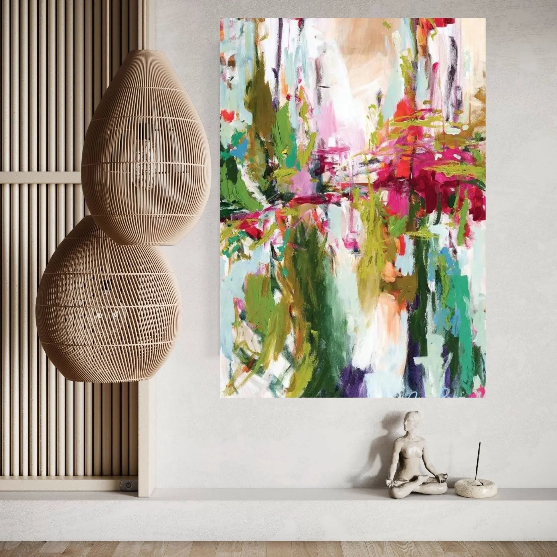 Point Of Attraction Canvas Wall Art - Y Canvas