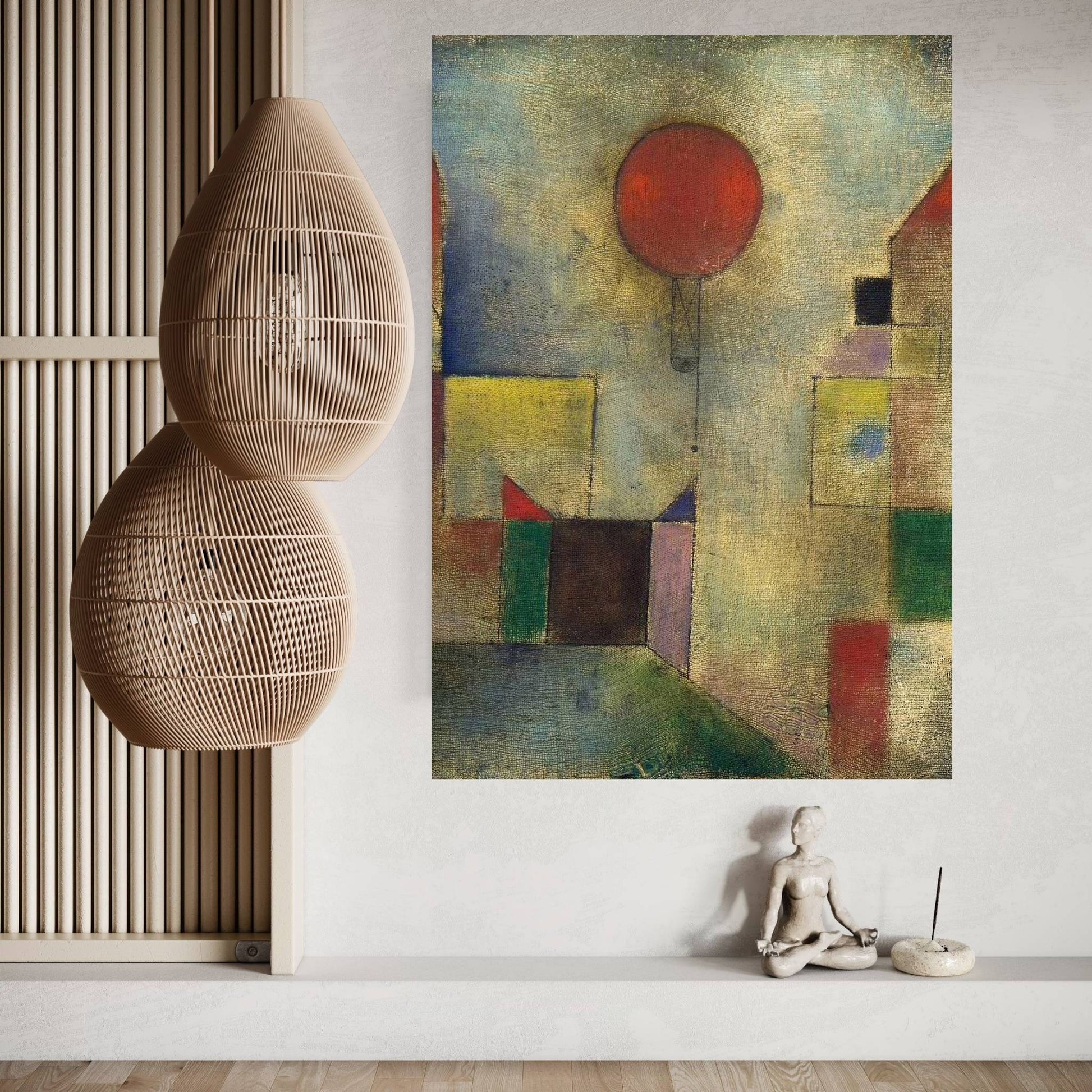 The Red Balloon Canvas Wall Art - Y Canvas