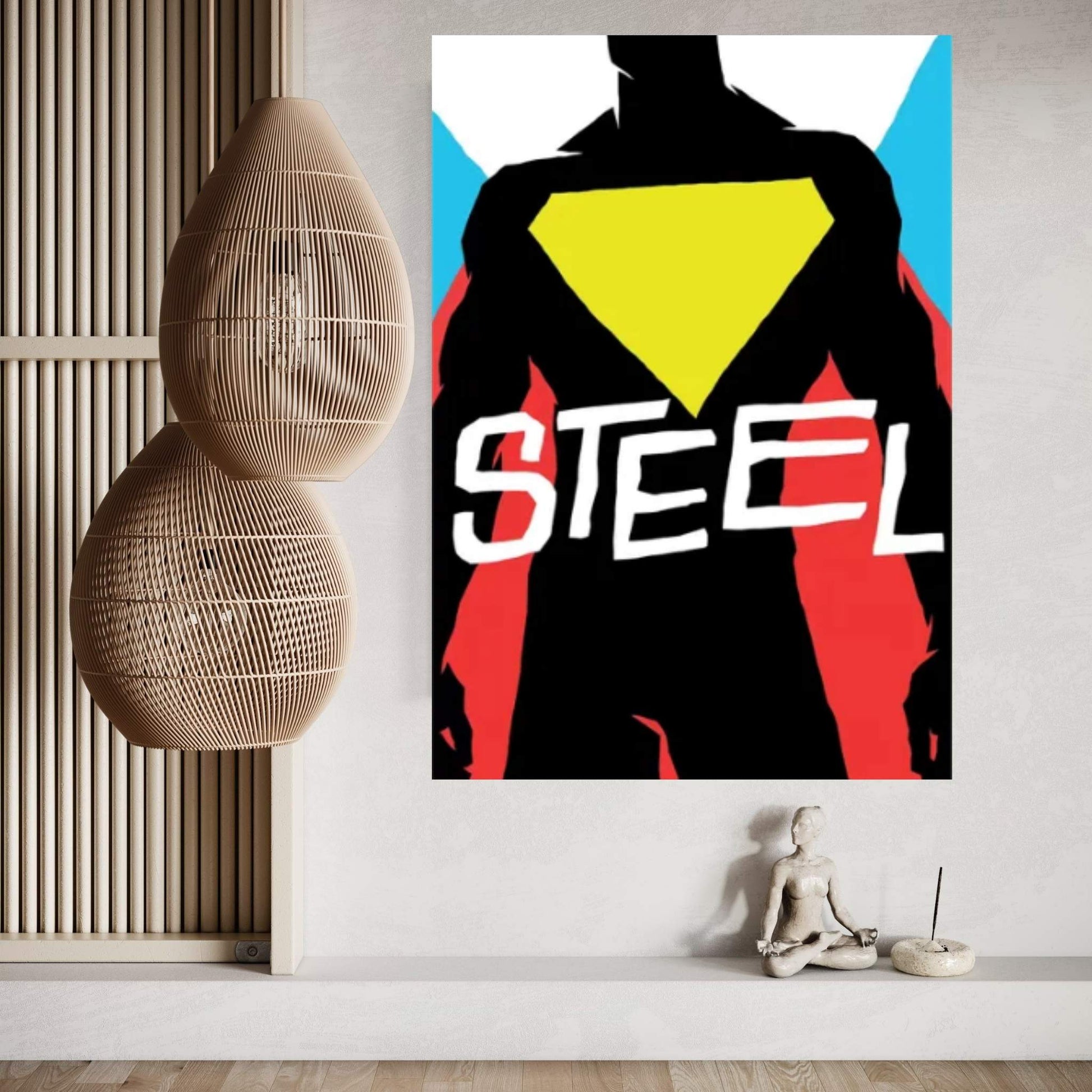 Steel Canvas Wall Art - Y Canvas