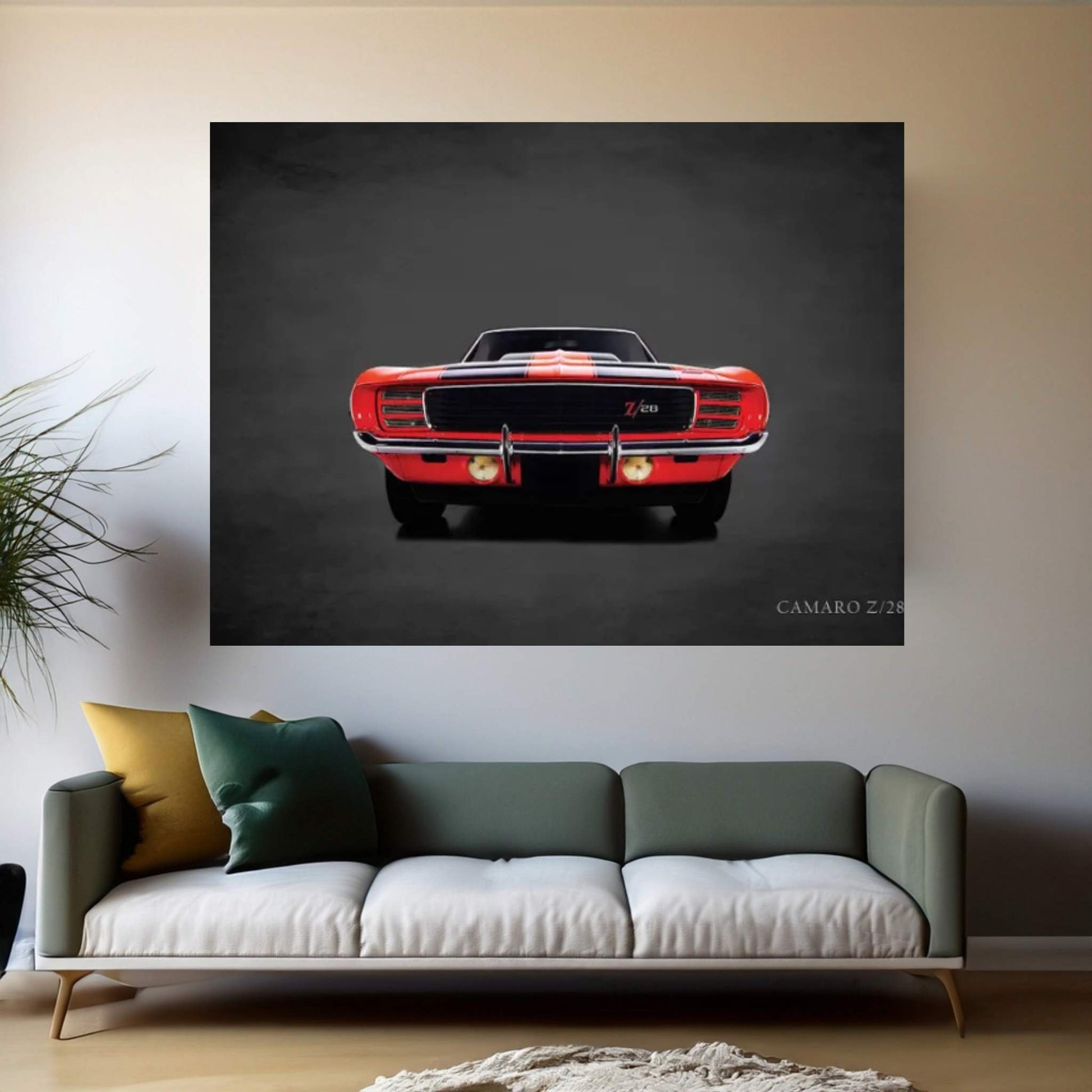 1969 Chevrolet Camaro Z28 Canvas Wall Art - Y Canvas