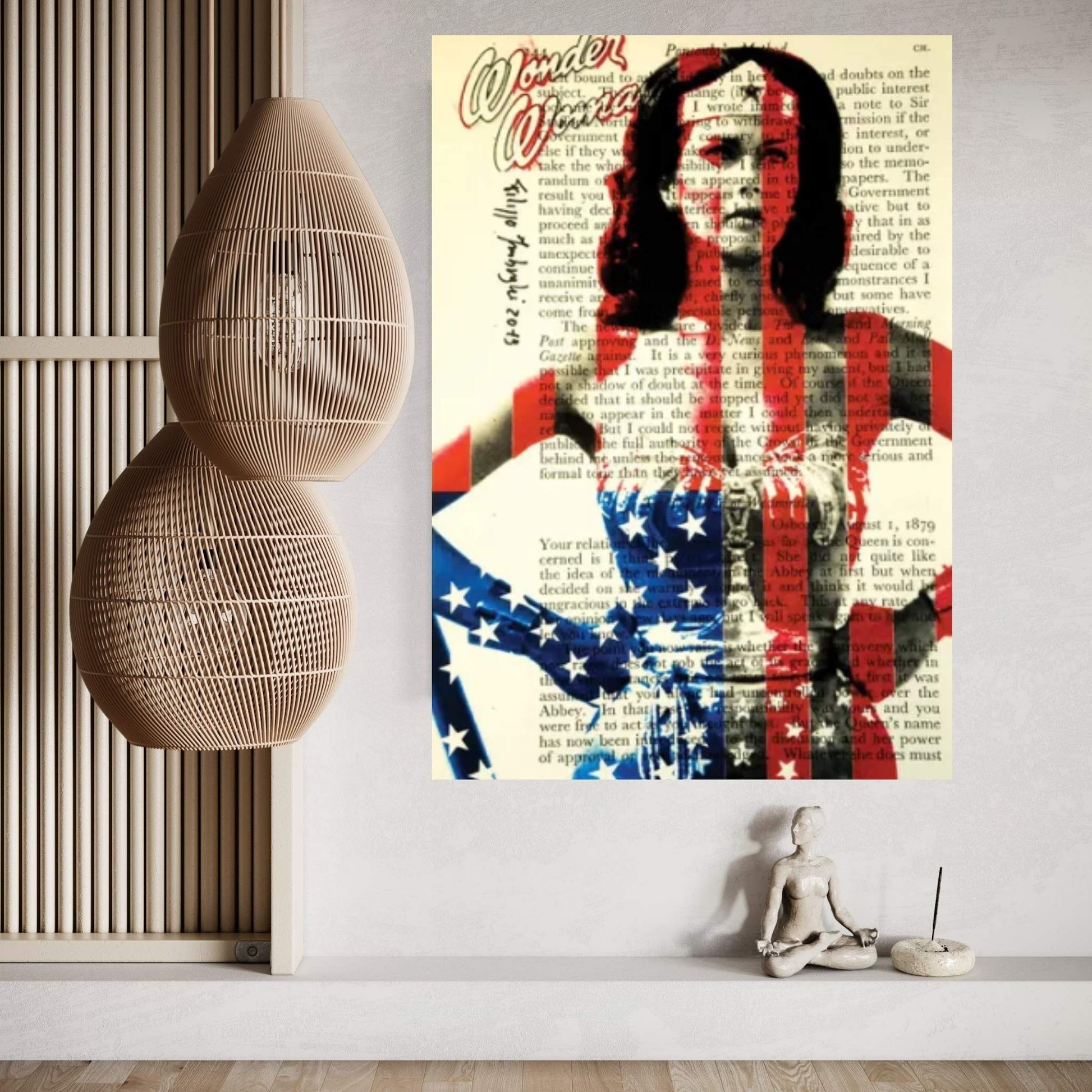 Wonder Woman Canvas Wall Art - Y Canvas