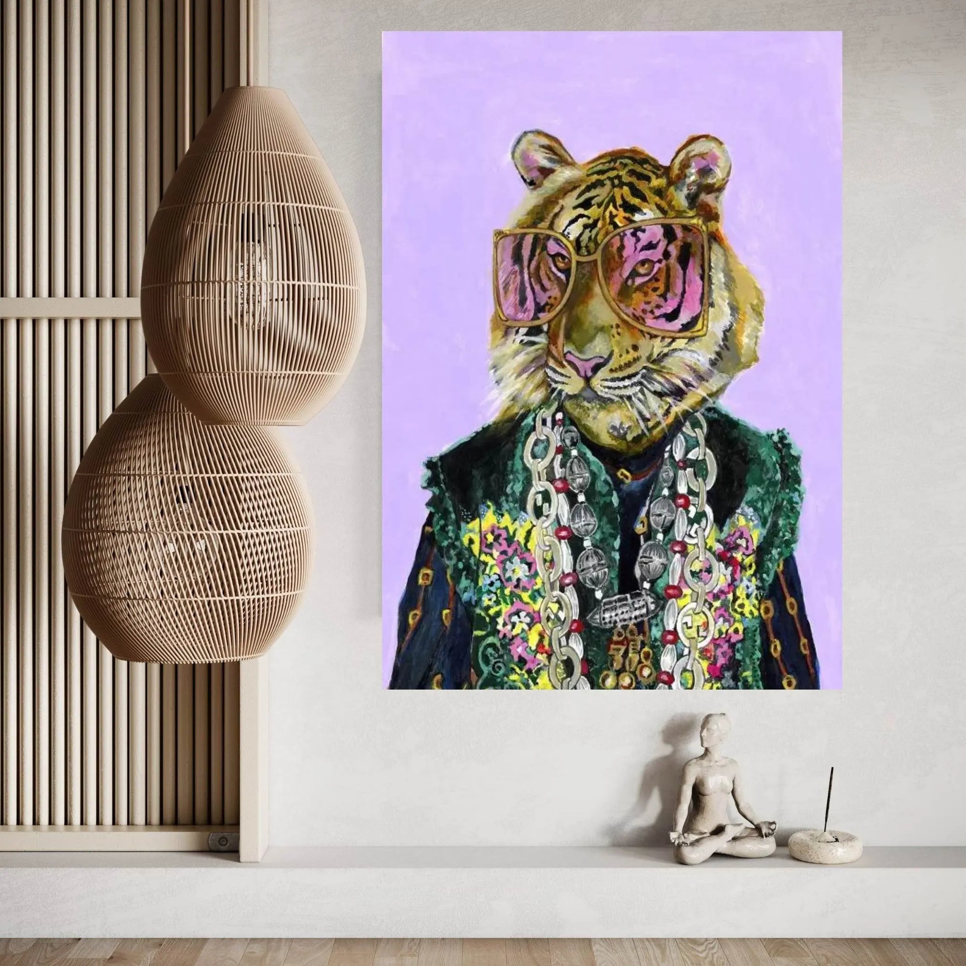 Gucci Bengal Tiger Canvas Wall Art - Y Canvas