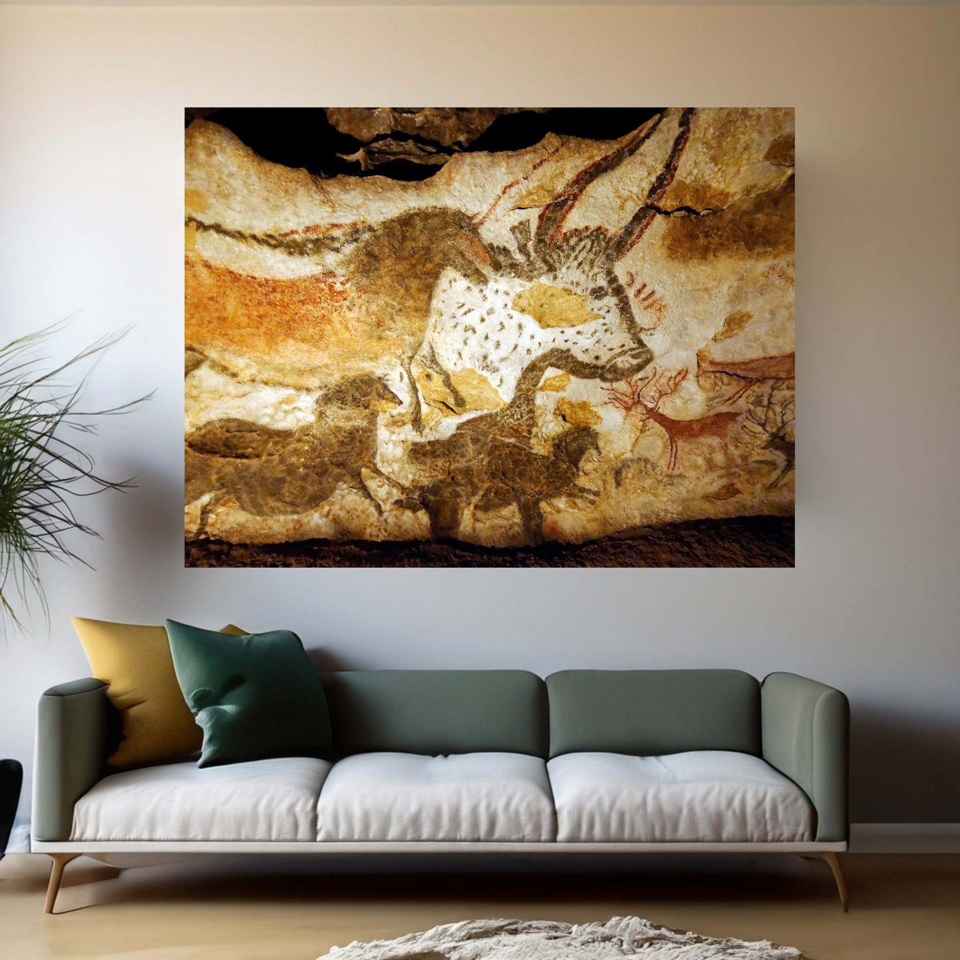 The Lascaux Cave Paintings Canvas Wall Art - Y Canvas