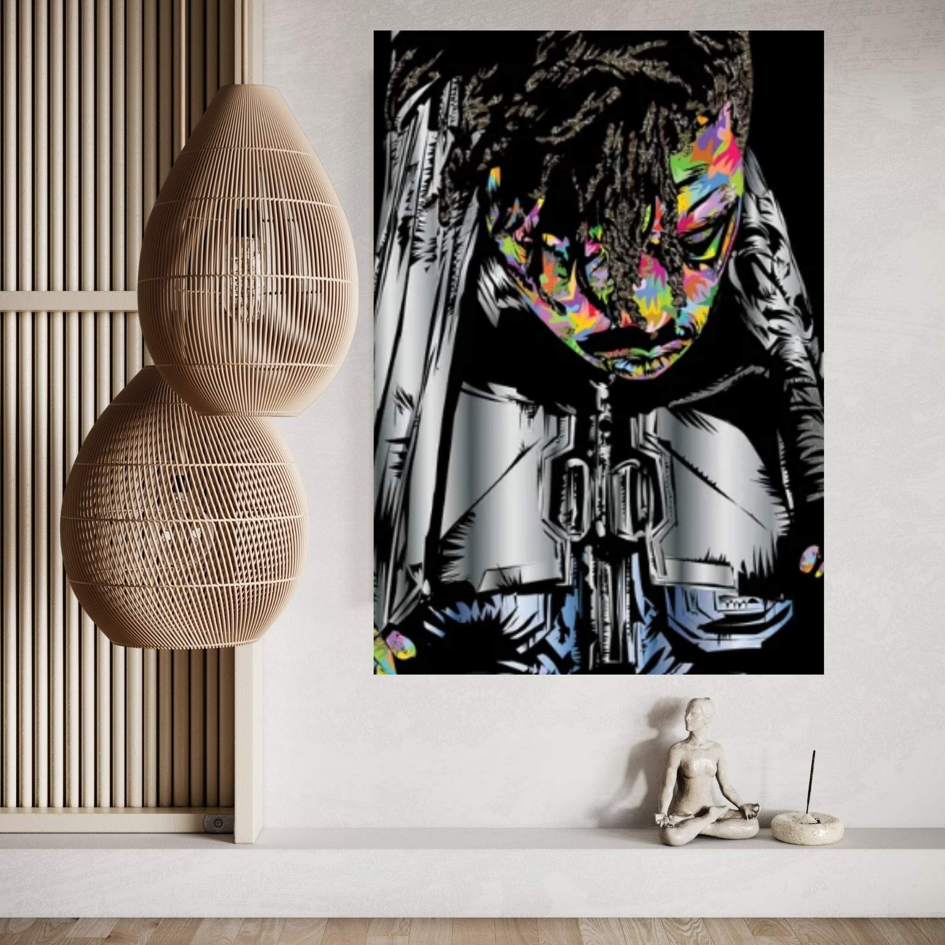 Killmonger Canvas Wall Art - Y Canvas