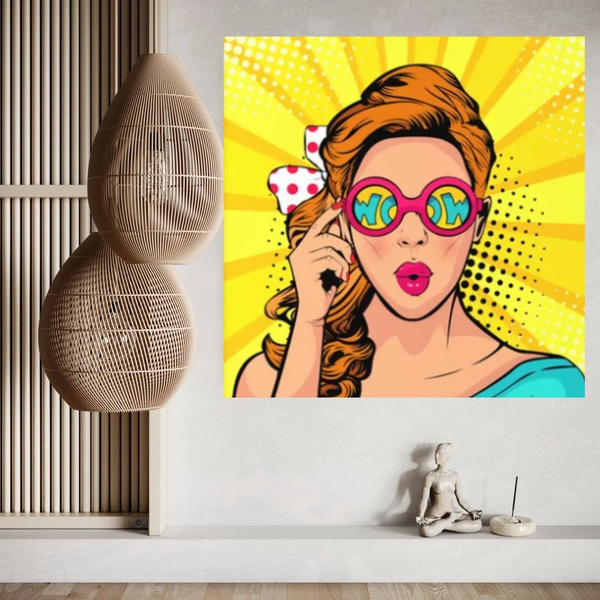 Pop Art Woman Wall Art, Comic Pop Art, Retro Comic - Y Canvas