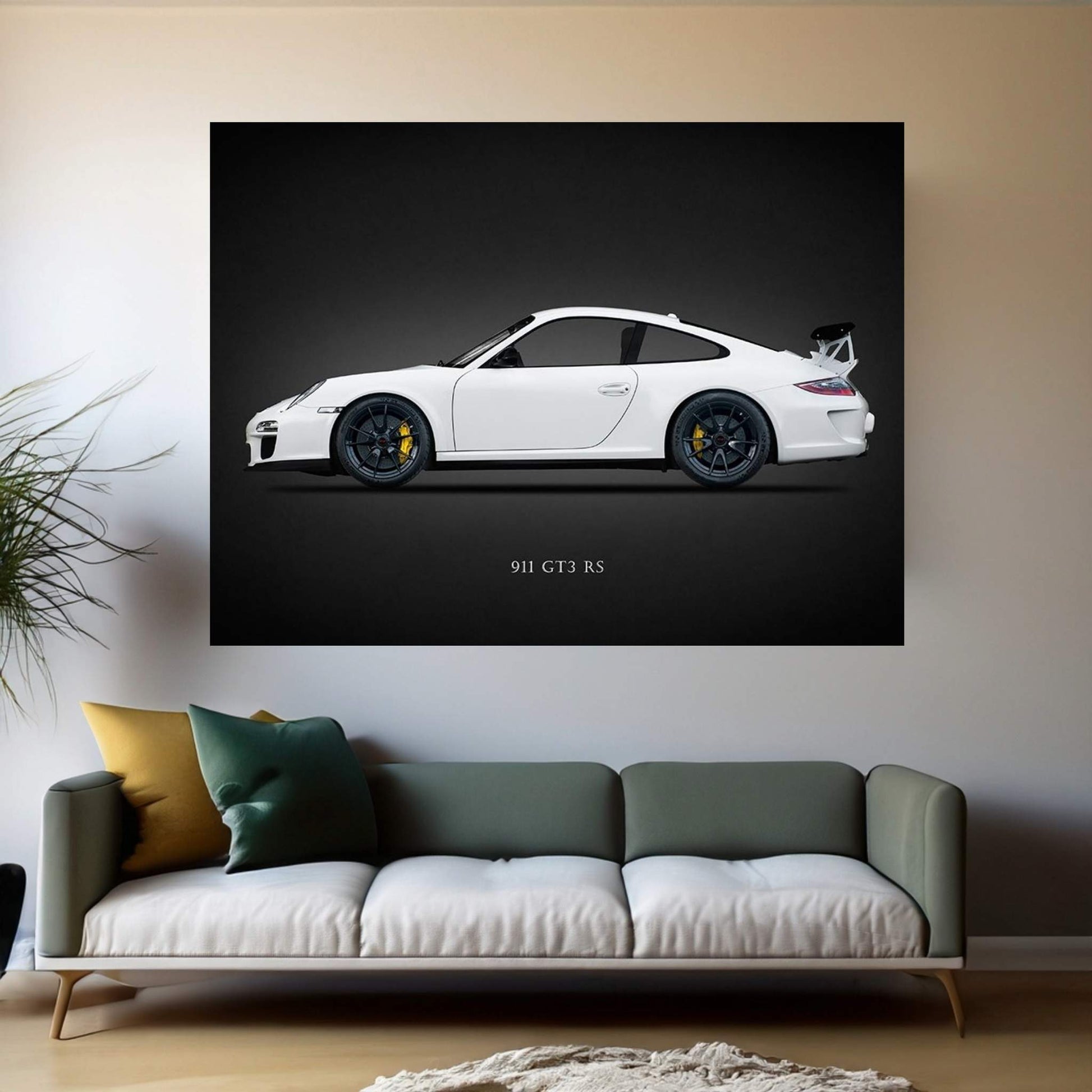 Porsche 911 GT3 RS 2011 Canvas Wall Art - Y Canvas