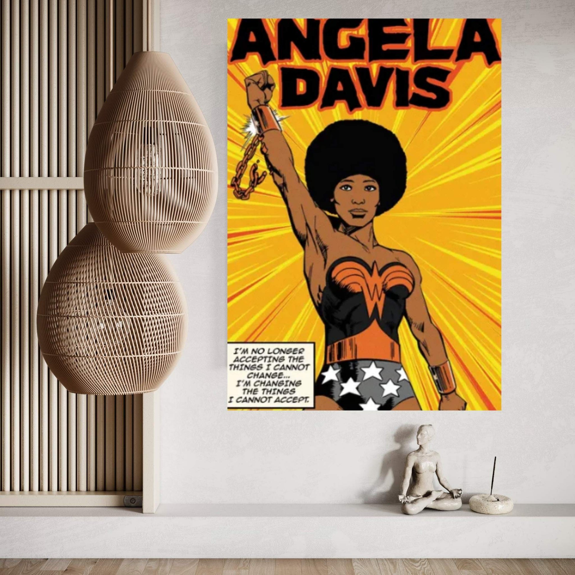 Angela Canvas Wall Art - Y Canvas