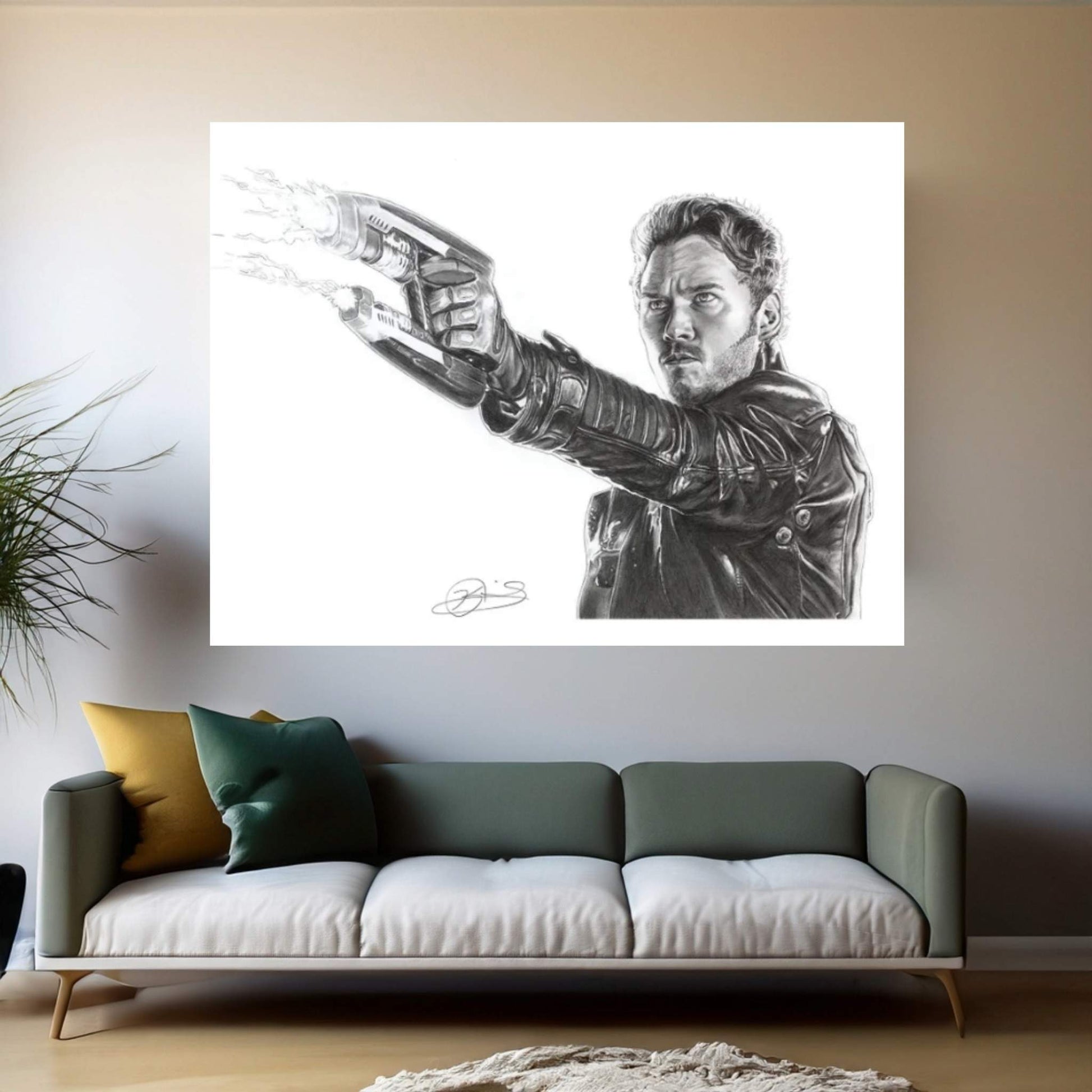 Peter Quill Canvas Wall Art - Y Canvas