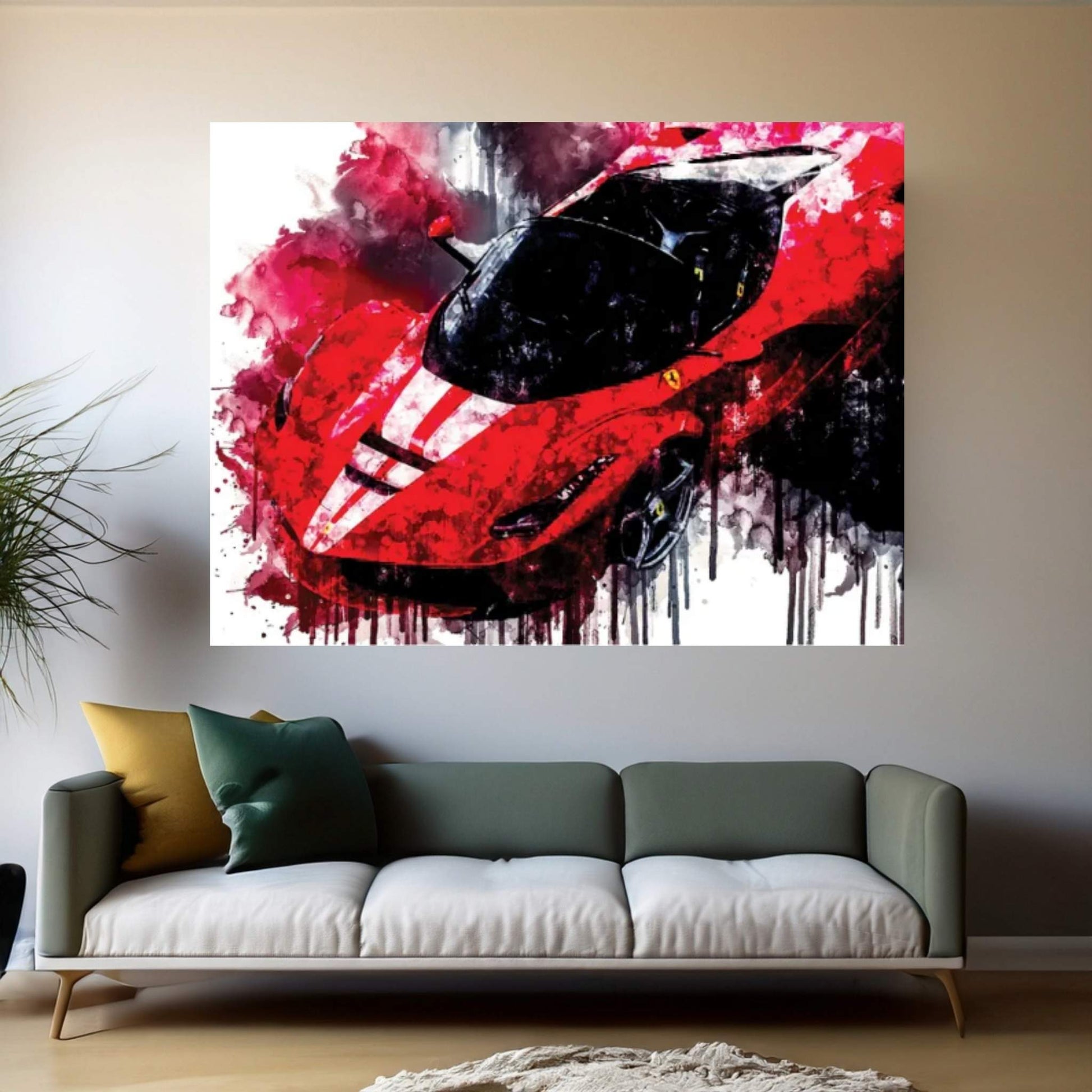 2017 Ferrari LaFerrari Aperta Vehicle LXXI Canvas Wall Art - Y Canvas