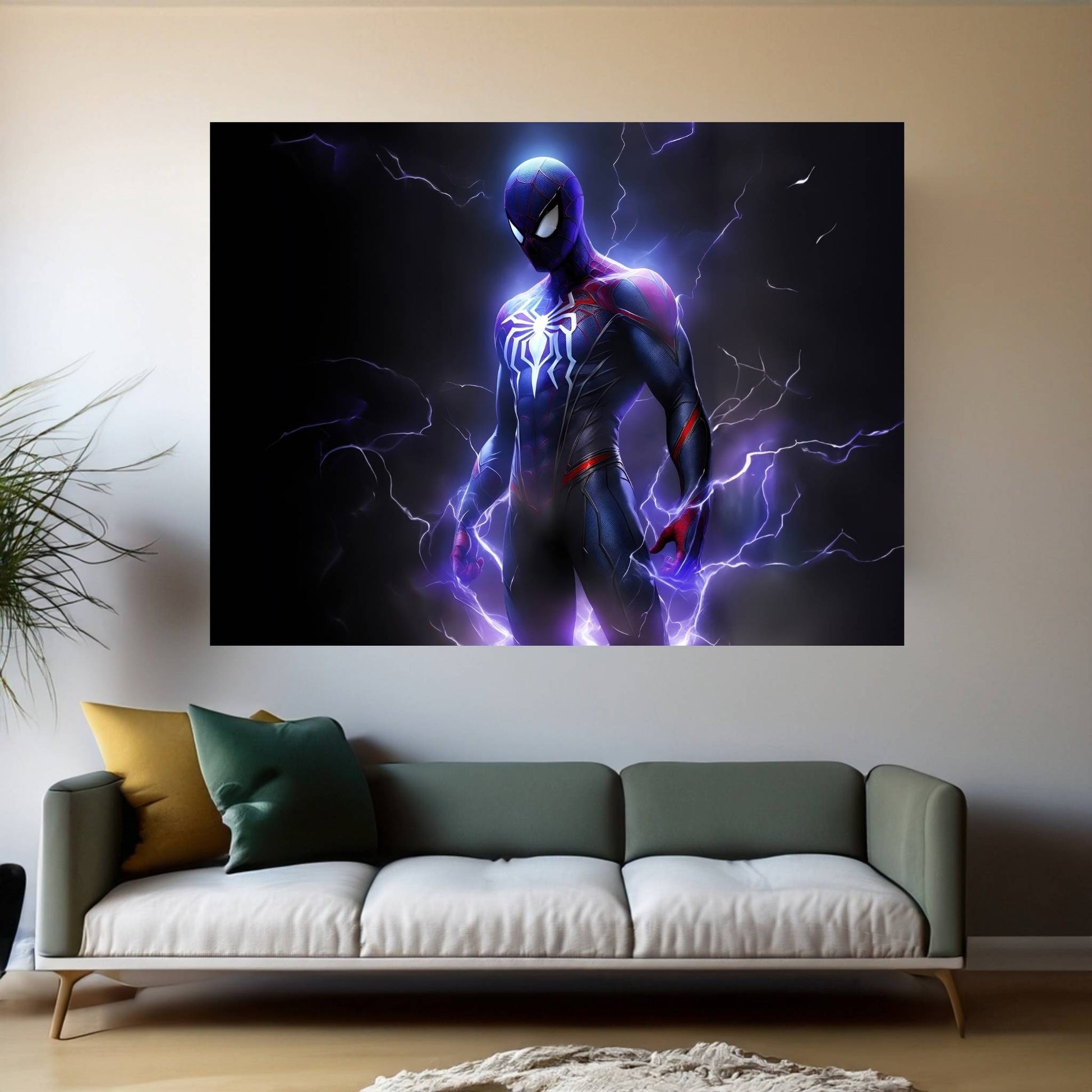 Spiderman Canvas Wall Art - Y Canvas