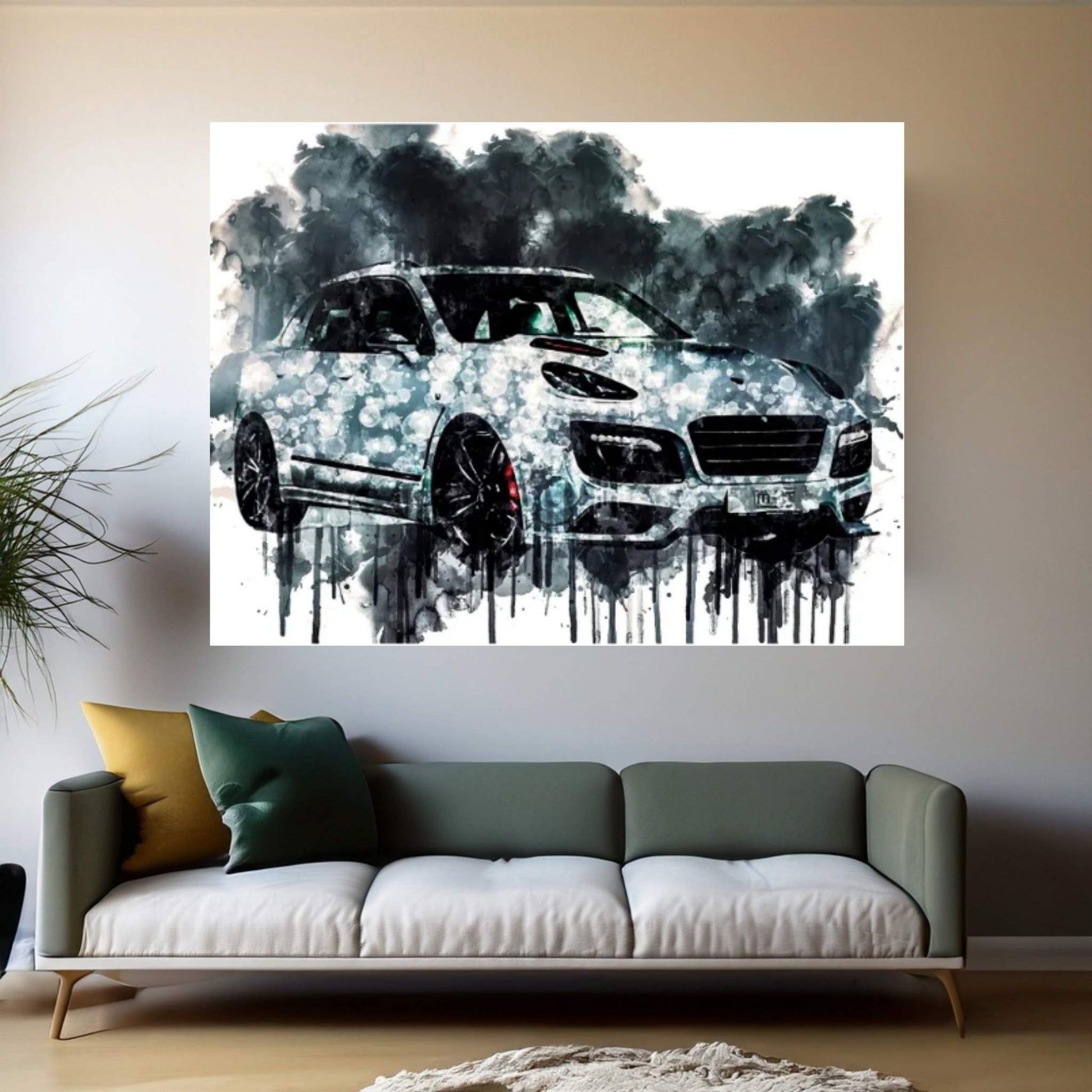 2017 Techart Magnum Sport 30 Years Vehicle CCXCIII Canvas Wall Art - Y Canvas