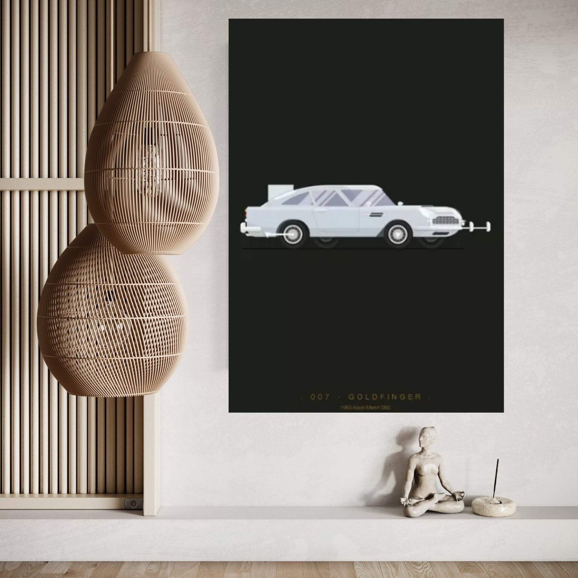 Goldfinger Canvas Wall Art - Y Canvas