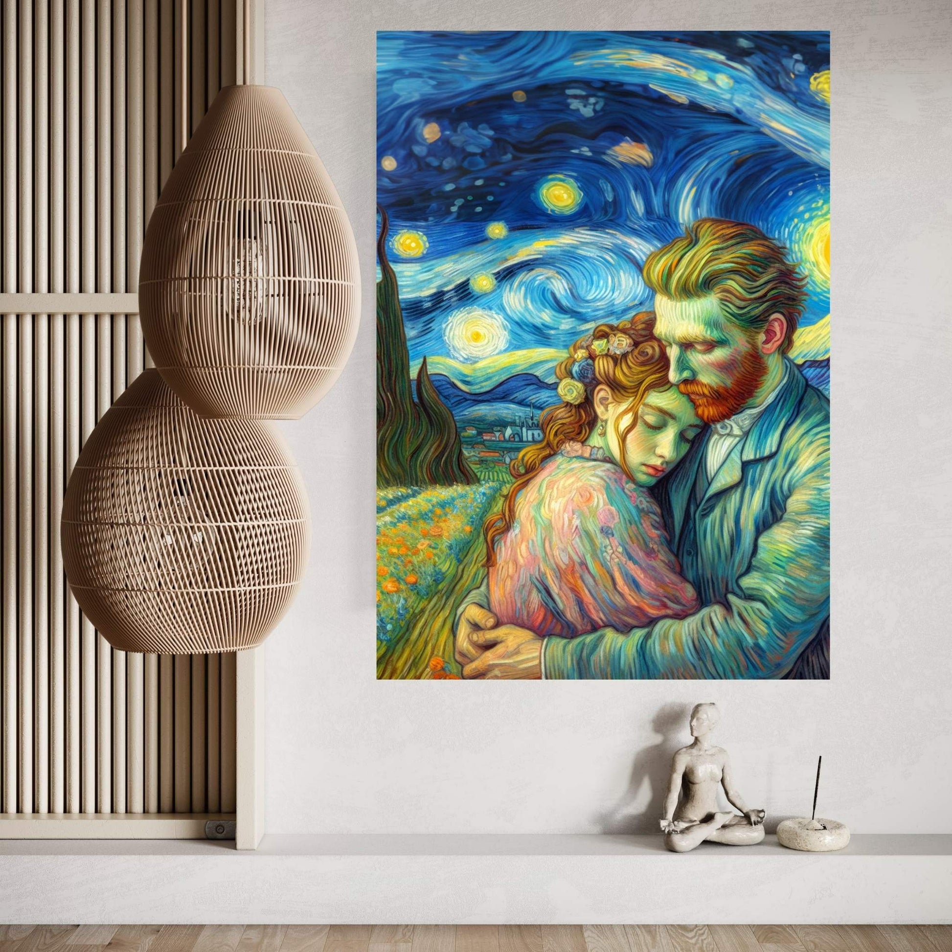 Van Gogh Love Reproduction Canvas Wall Art - Y Canvas