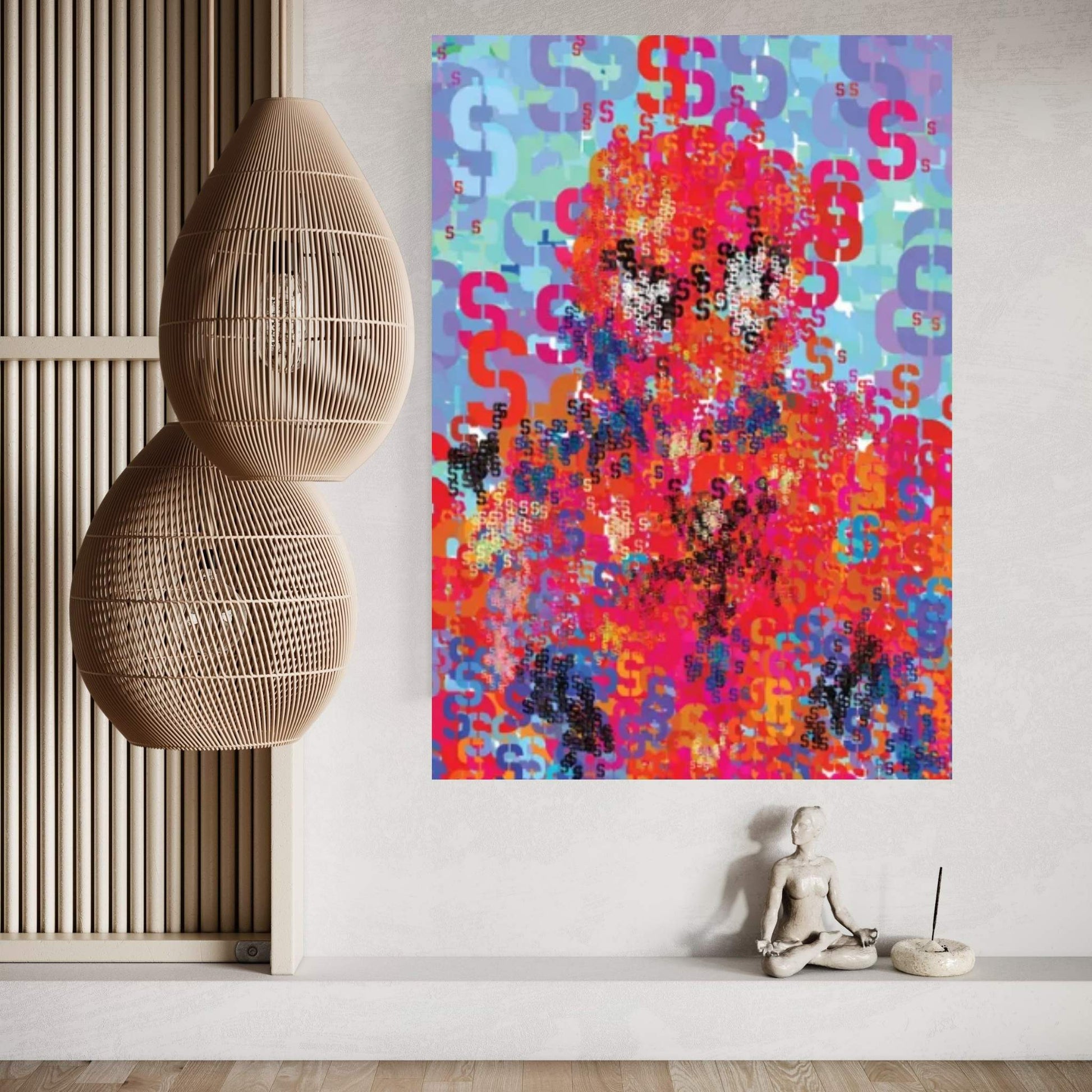 Superhero Type Art Spiderman Canvas Wall Art - Y Canvas