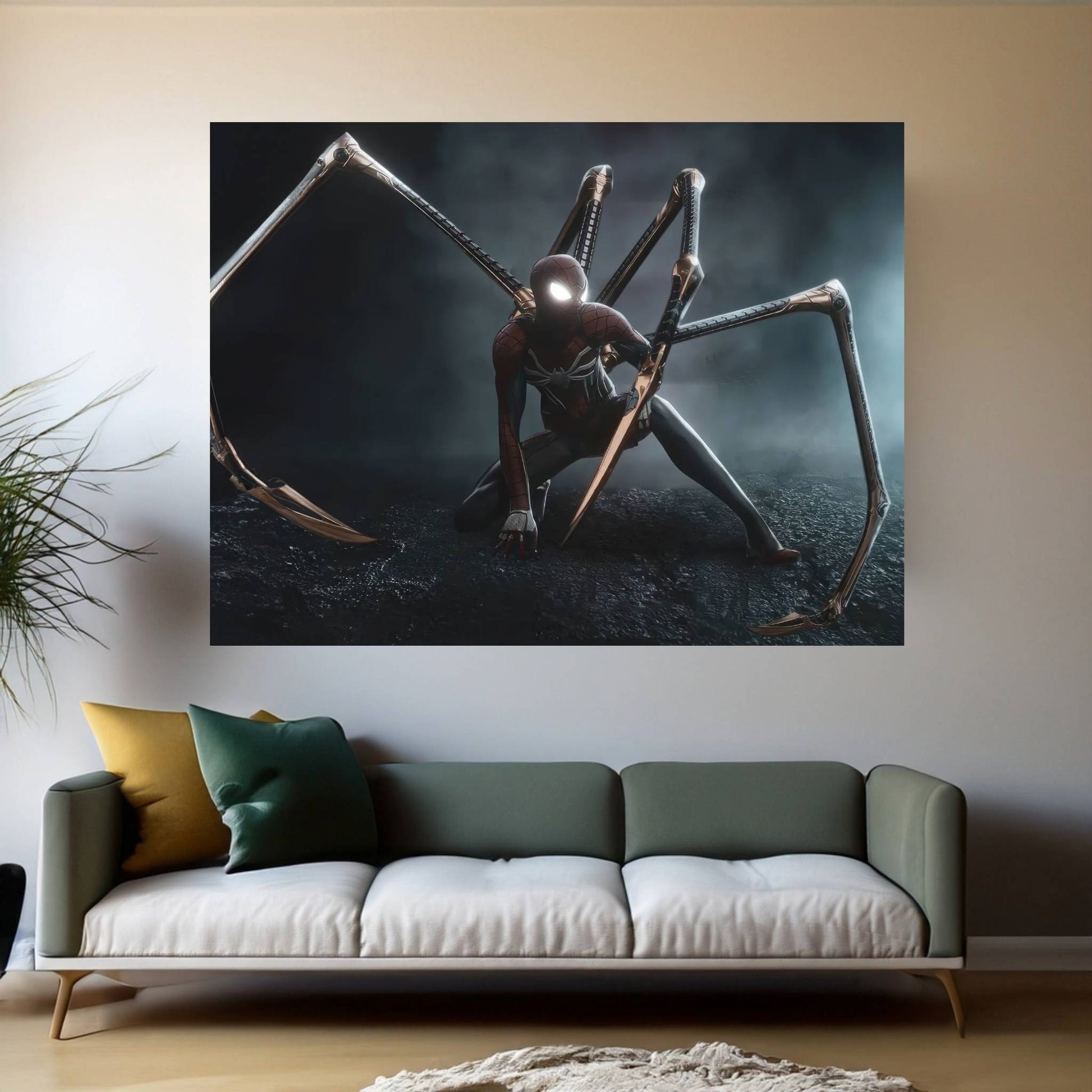 Spiderman Canvas Wall Art - Y Canvas