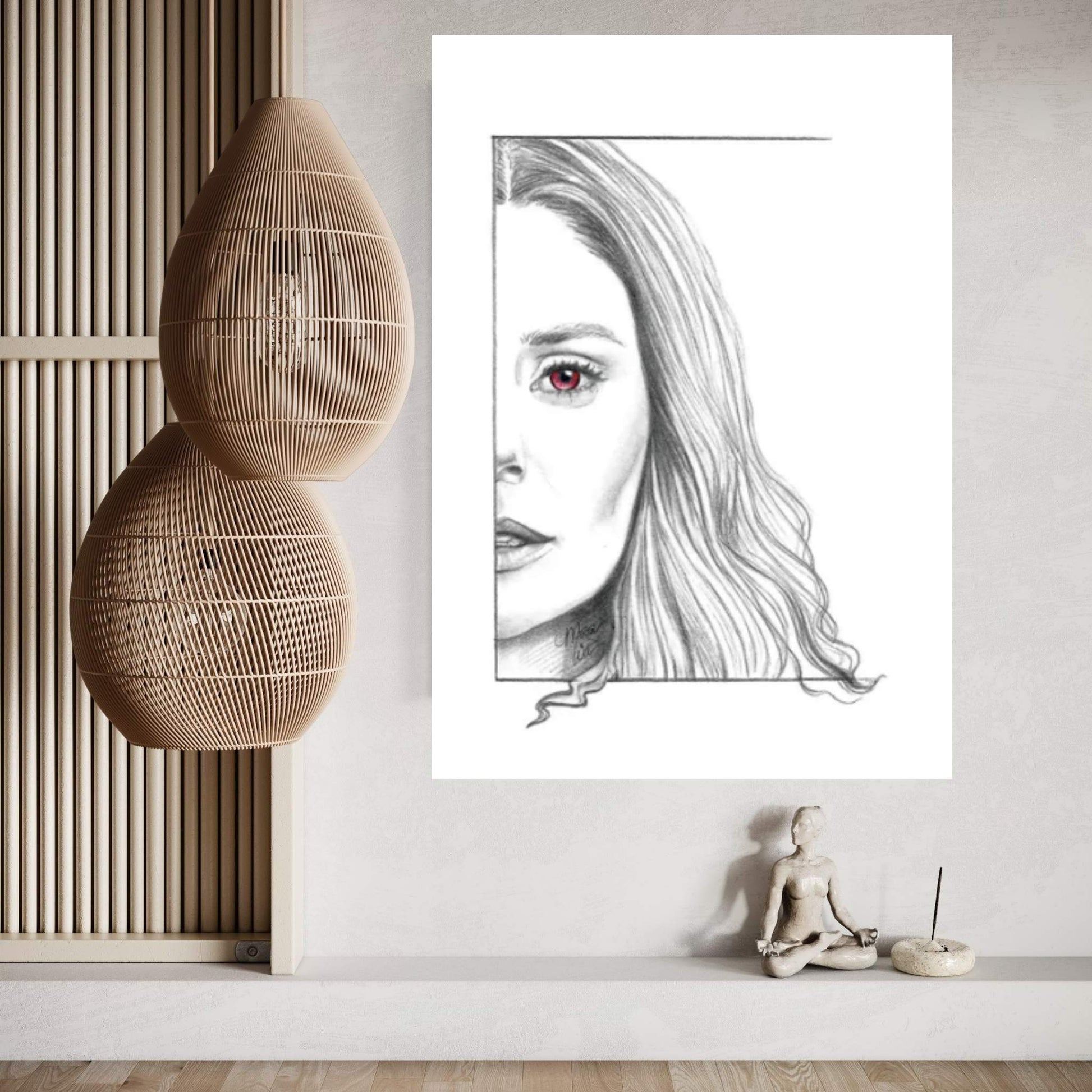 Wanda Canvas Wall Art - Y Canvas