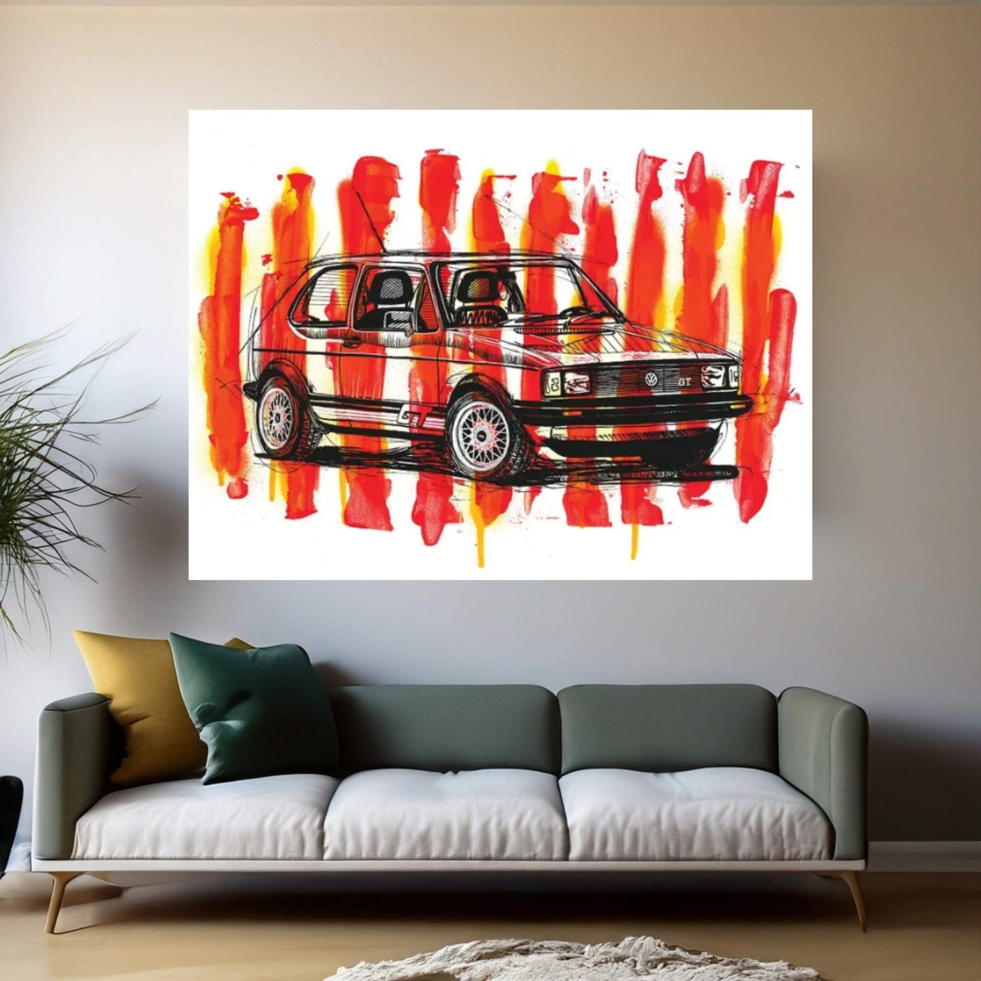 Caribe GT 1983 Canvas Wall Art - Y Canvas