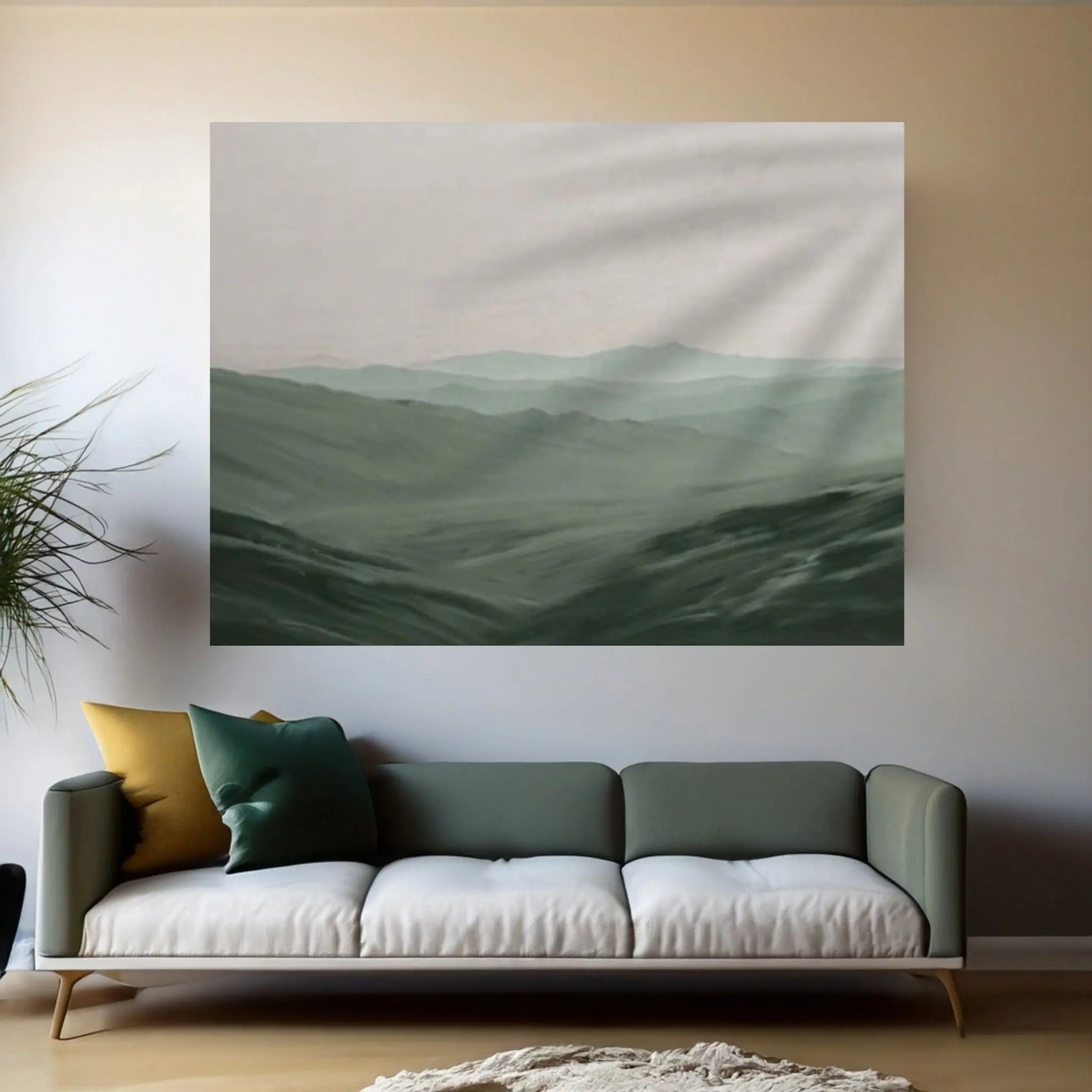 Landscape Canvas Wall Art, Nature Framed Large Gallery Art - Y Canvas