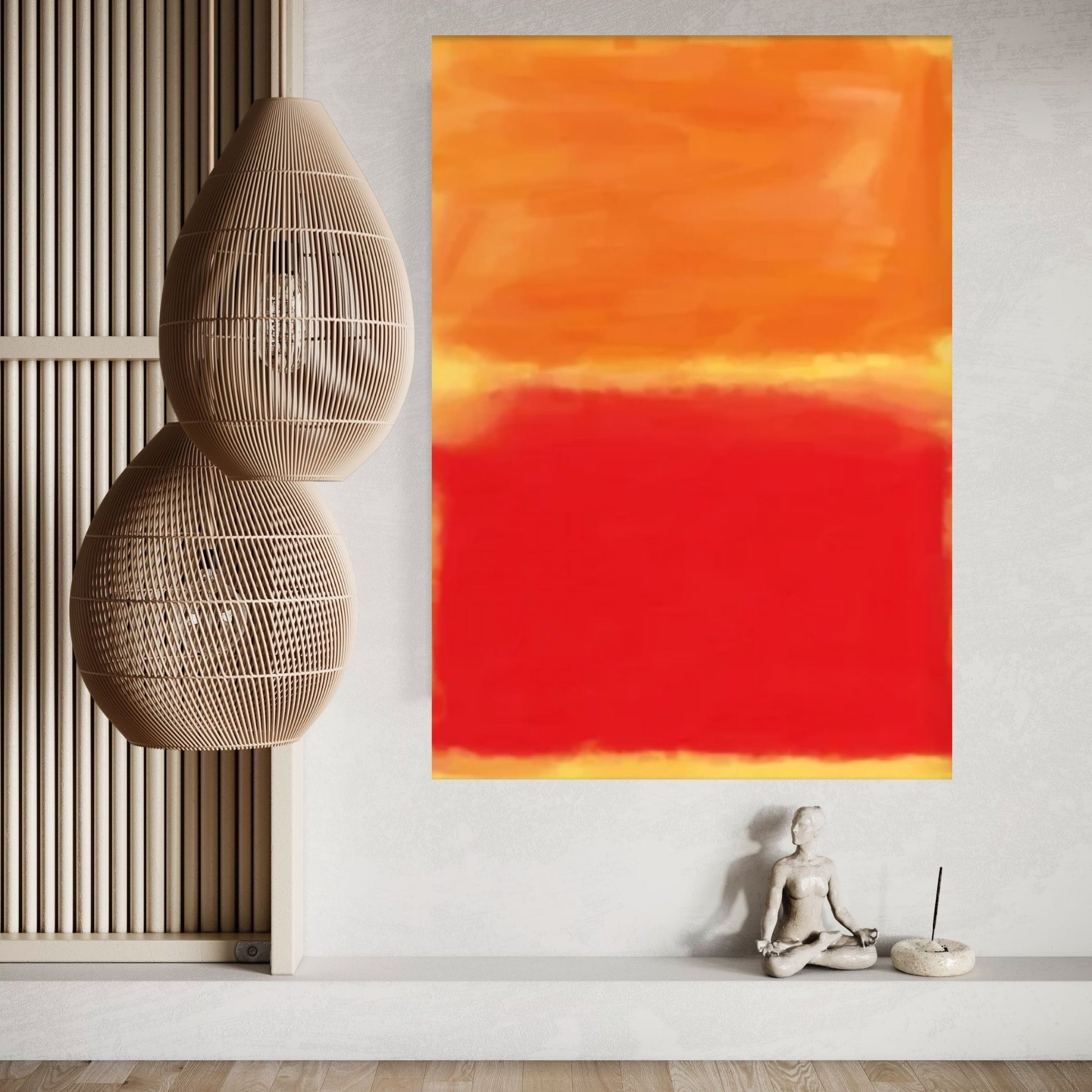 Mark Rothko Exhibition Canvas Wall Art Poster, Minimalist Decor - Y Canvas