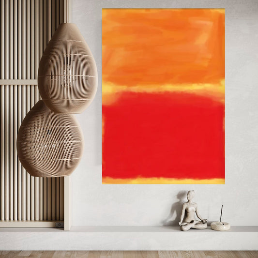 Mark Rothko Exhibition Canvas Wall Art Poster, Minimalist Decor - Y Canvas