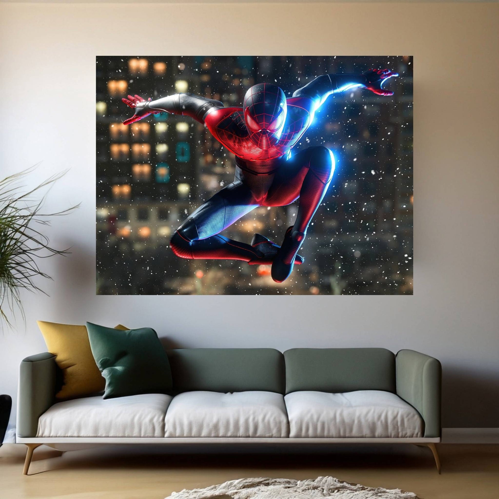 Spiderman Canvas Wall Art - Y Canvas