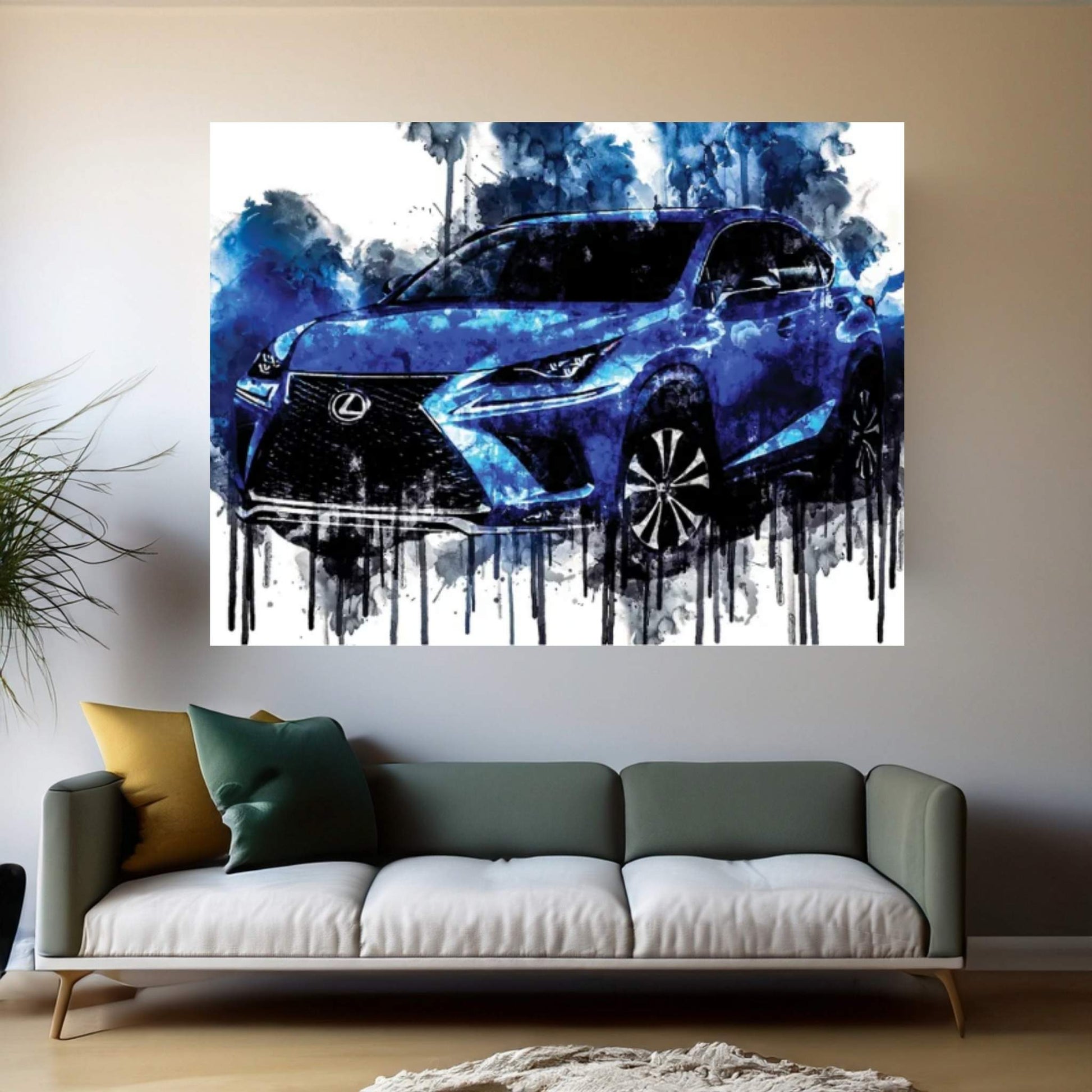 2017 Lexus NX Luxury Crossover Canvas Wall Art - Y Canvas