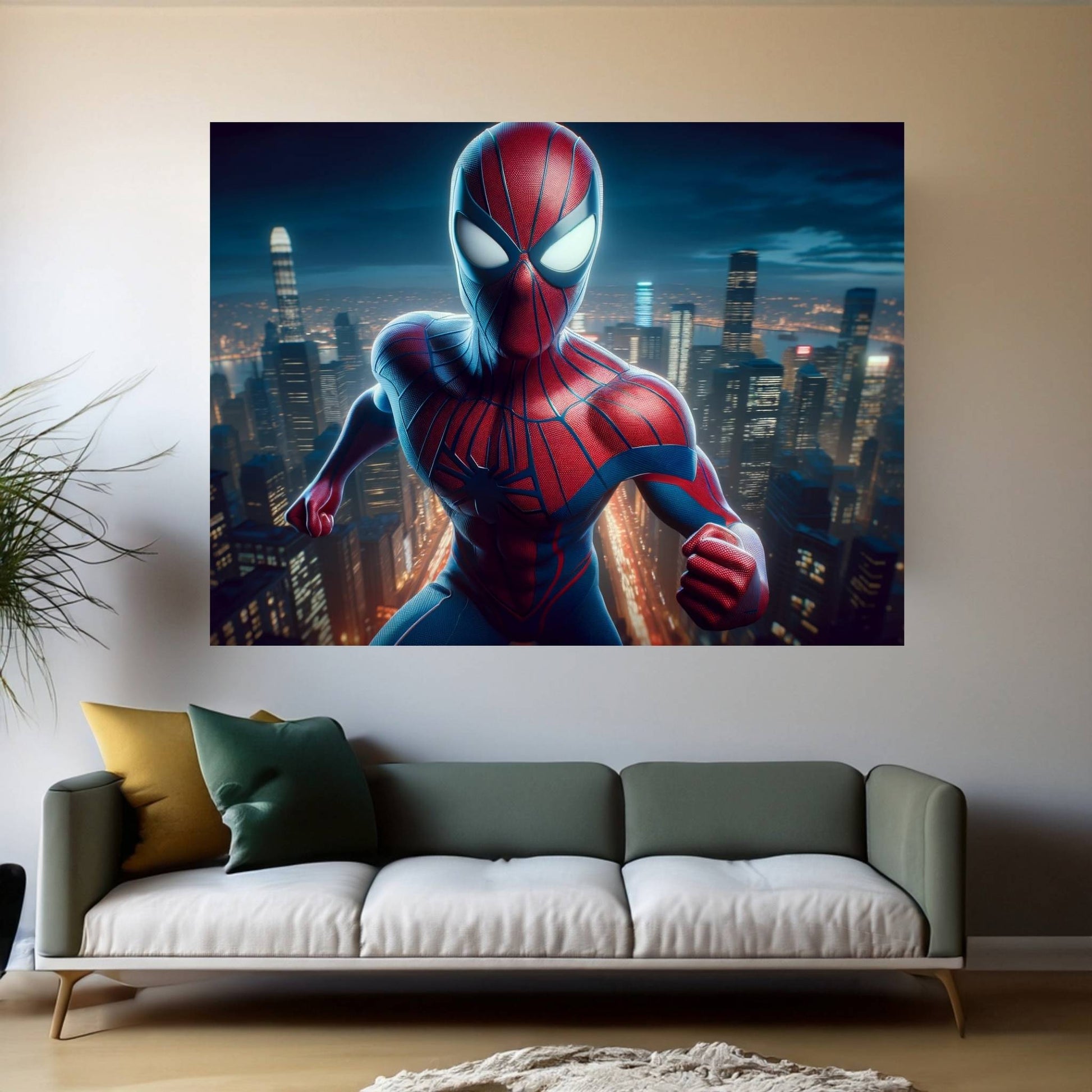 Spiderman Canvas Wall Art - Y Canvas