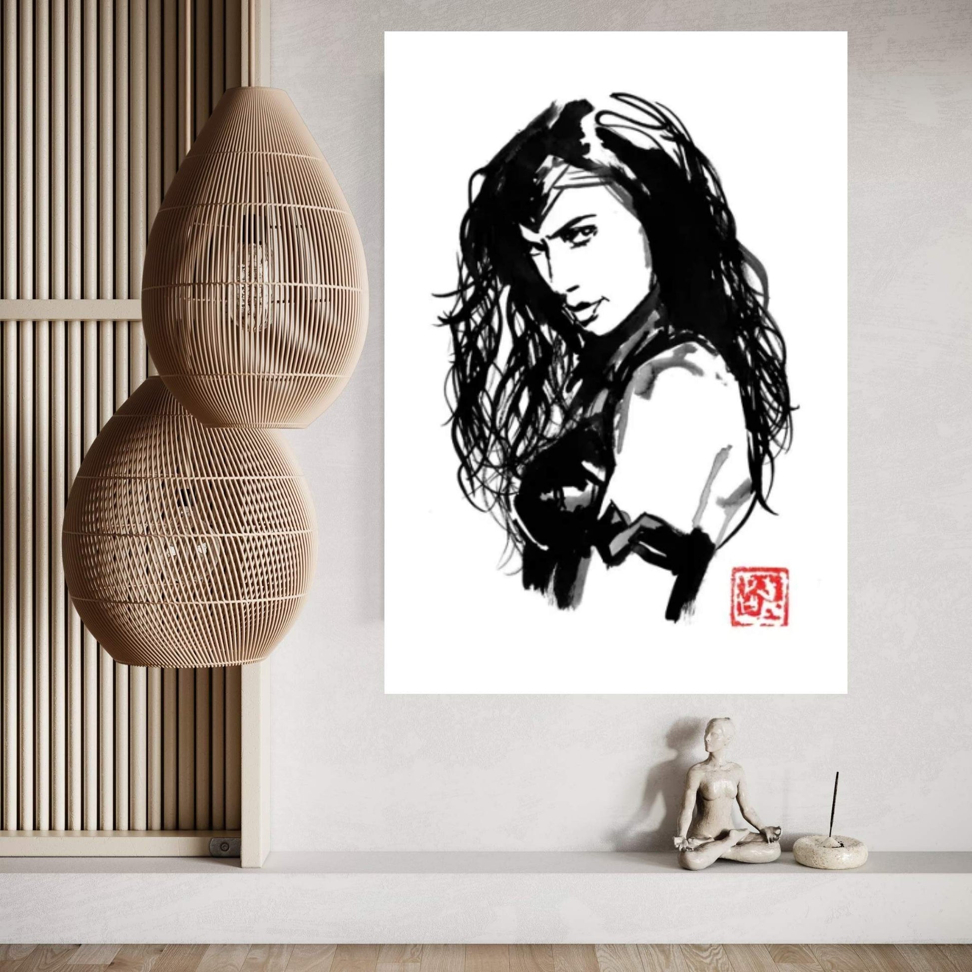 Wonder Woman IV Canvas Wall Art - Y Canvas