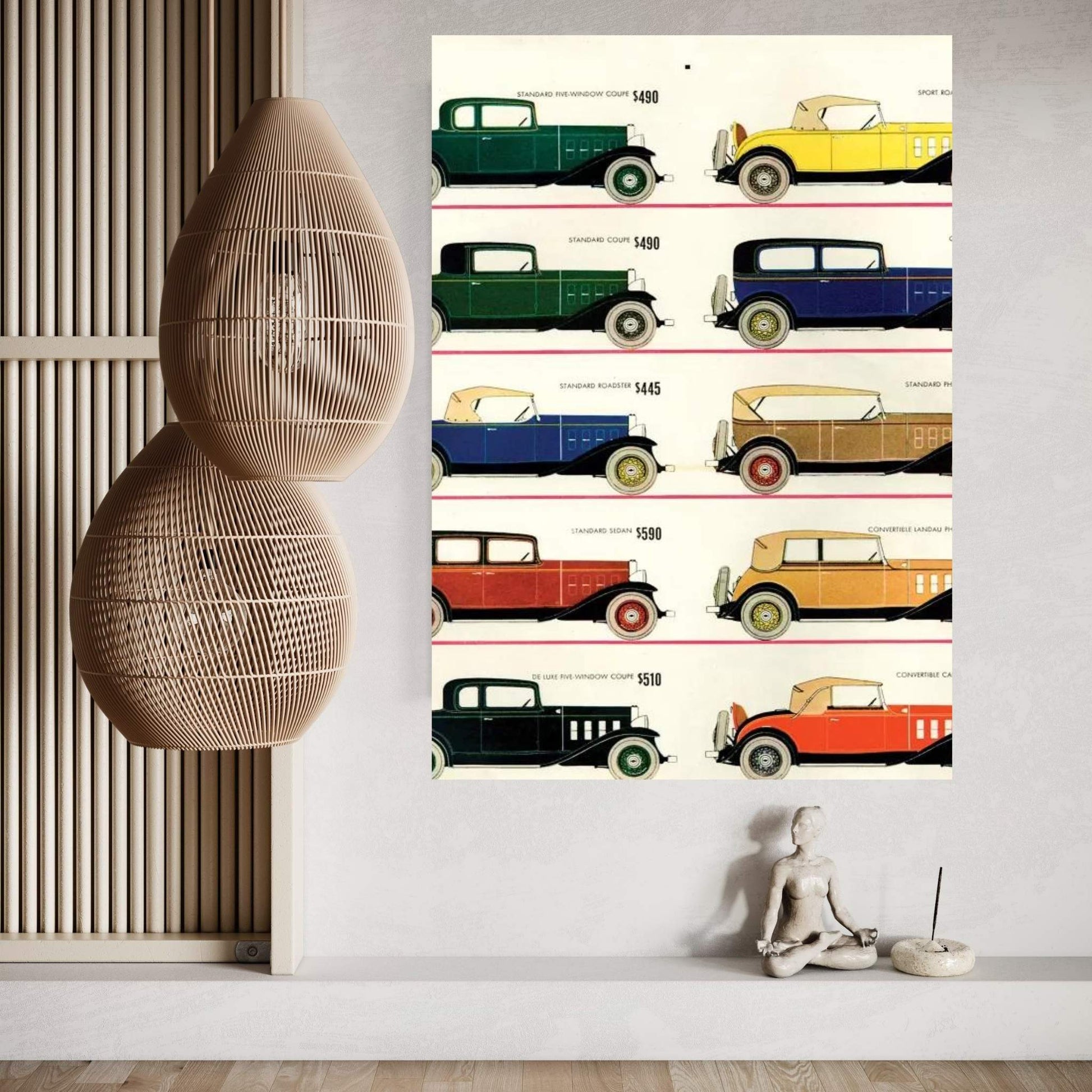 1930s Chevrolet Magazine Advert Canvas Wall Art - Y Canvas