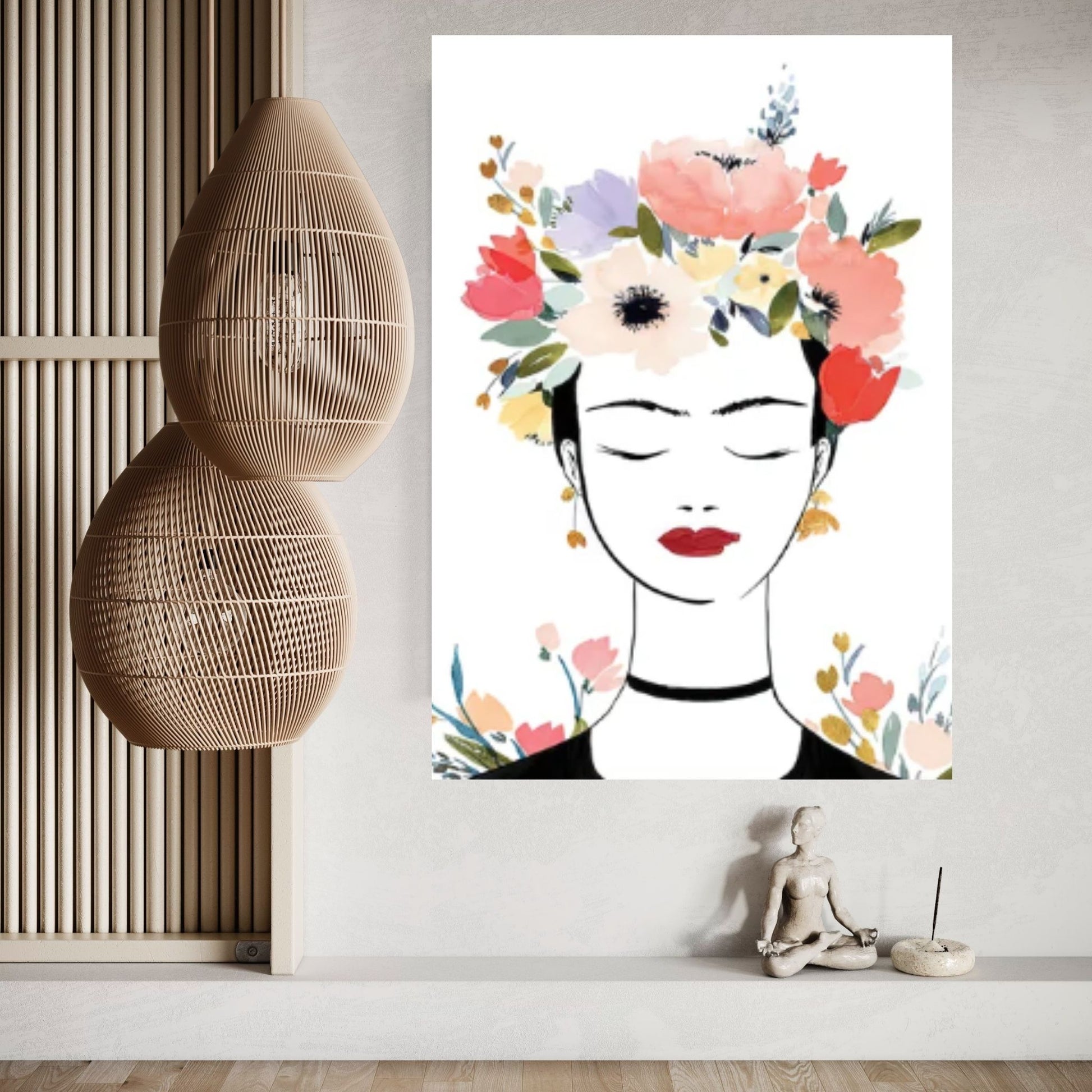 Frida Kahlo Poster, Frida Kahlo Canvas Art, Frida Kahlo Canvas Table, Frida Kahlo Print - Y Canvas