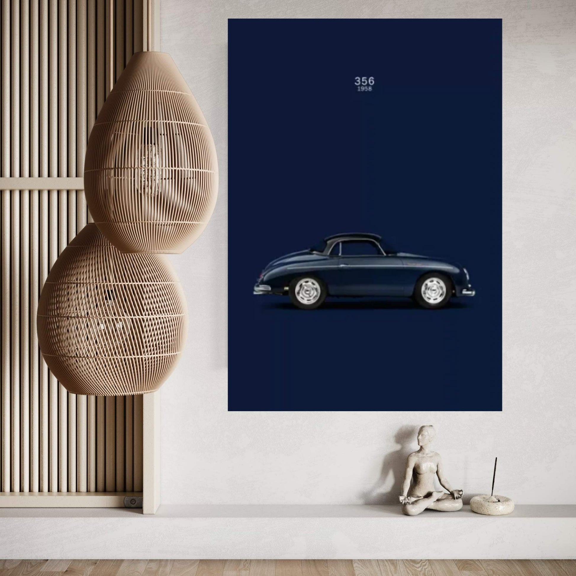 1958 Porsche 356 Canvas Wall Art - Y Canvas