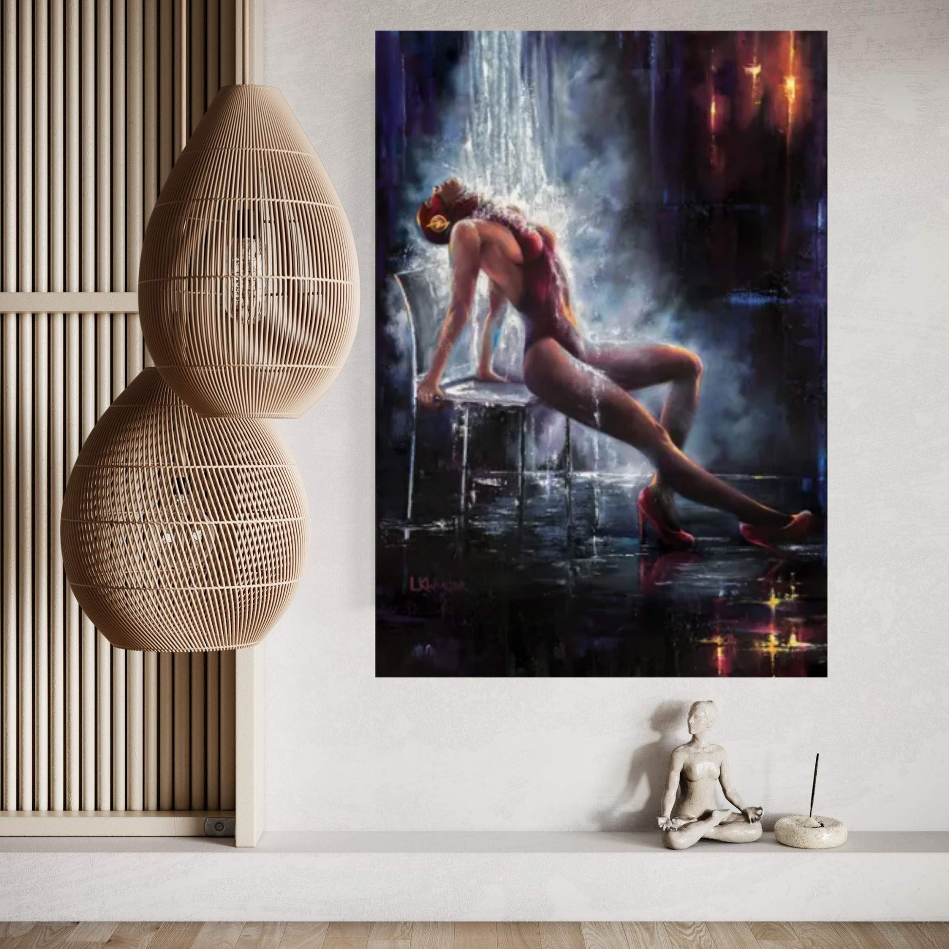 See Flash Dance Canvas Wall Art - Y Canvas