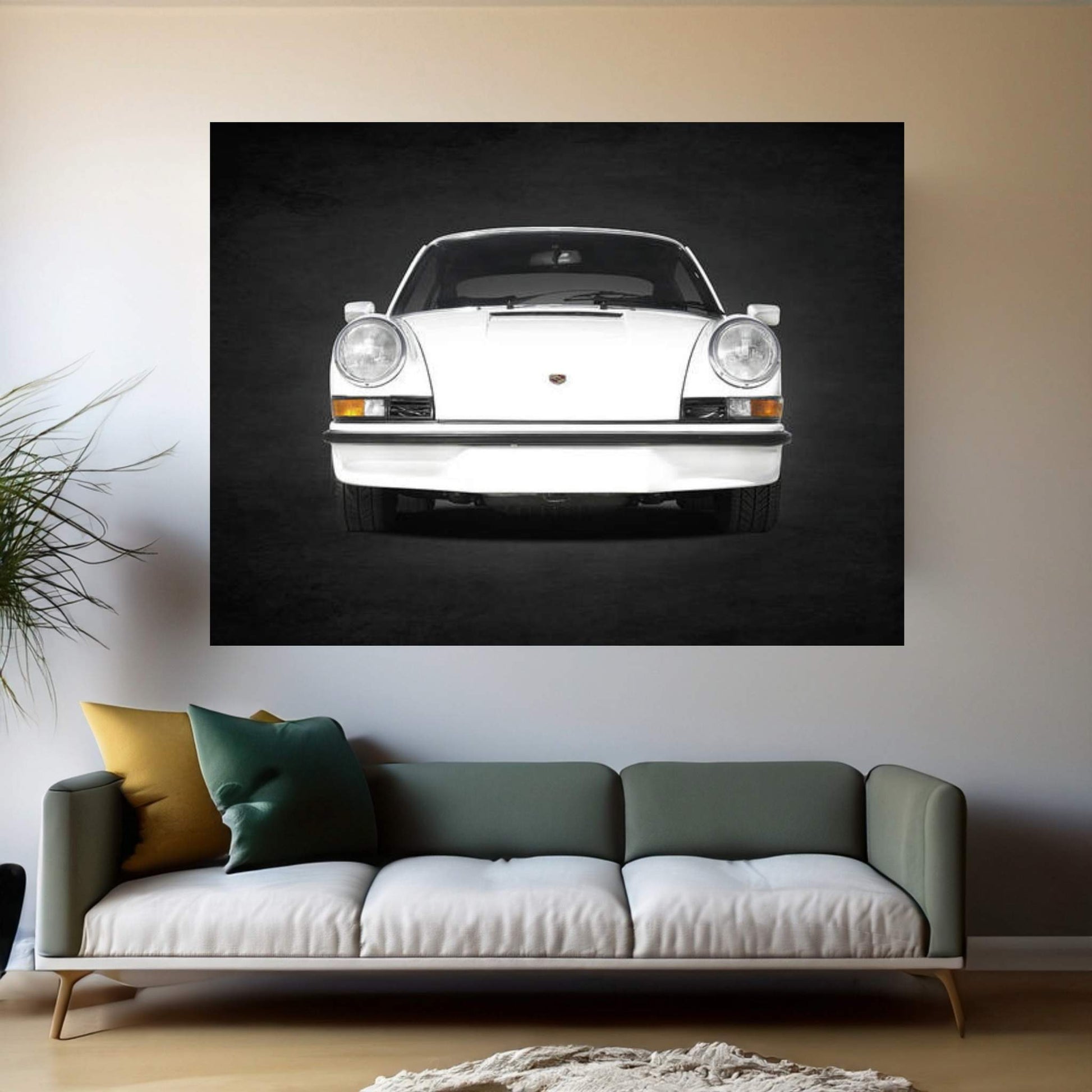 Porsche Carrera RS 1973 Canvas Wall Art - Y Canvas