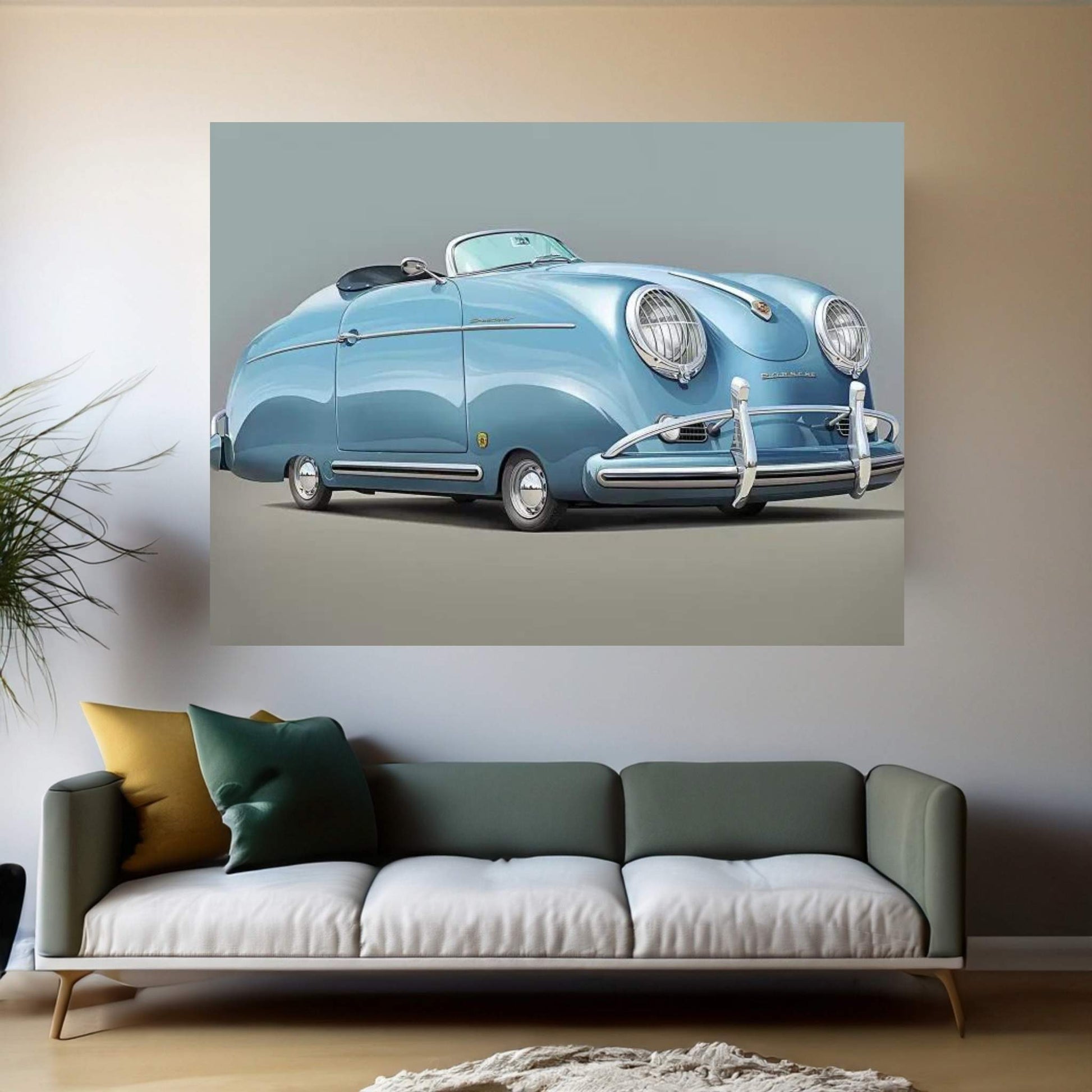 Porsche Speedster Canvas Wall Art - Y Canvas