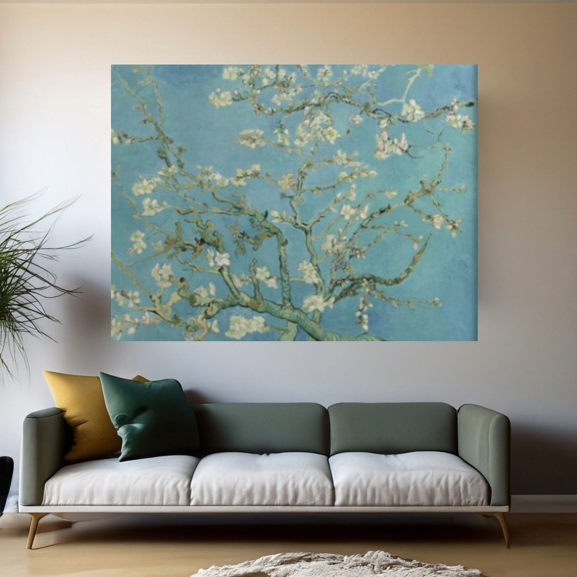 Vincent Van Gogh, Almond Blossoms, Van Gogh Poster, Reproduction Art Canvas - Y Canvas