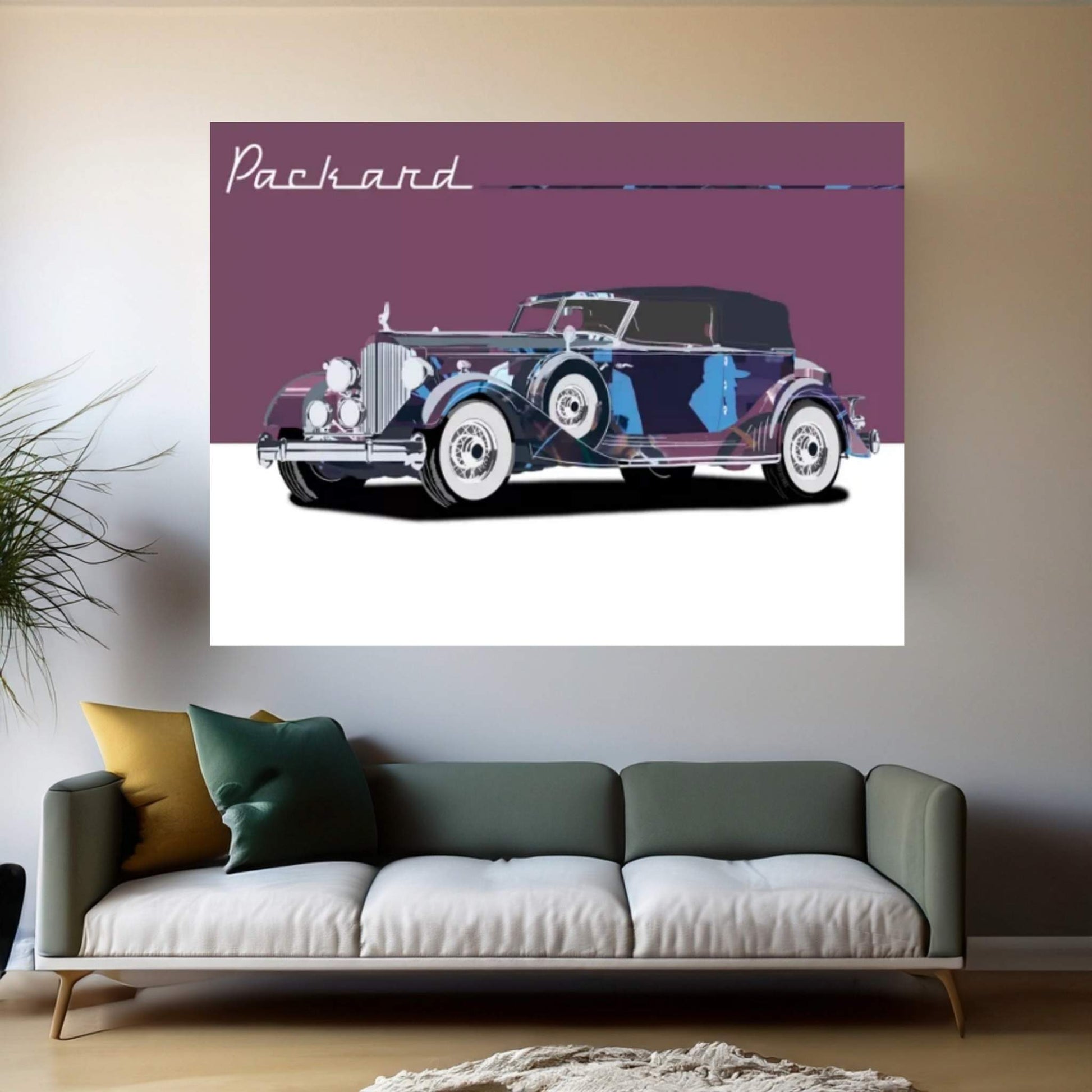 Vintage Yet Modern Canvas Wall Art - Y Canvas