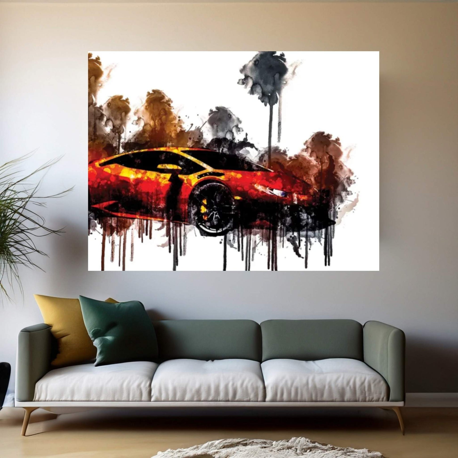 Car 2016 Vorsteiner Lamborghini Huracan V FF 105 Canvas Wall Art - Y Canvas