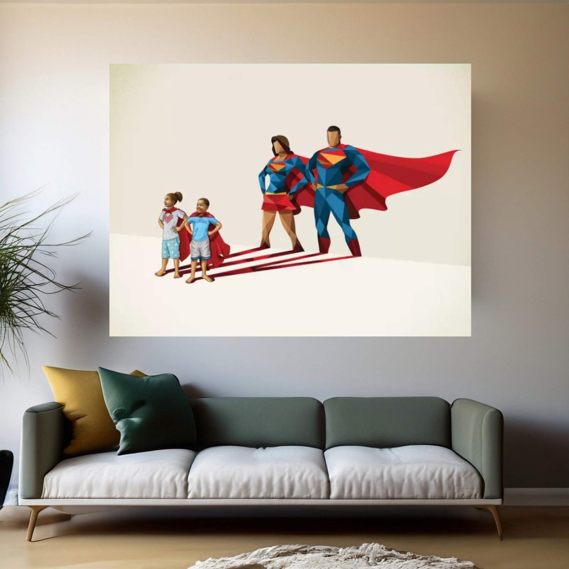 Family Traits Canvas Wall Art - Y Canvas