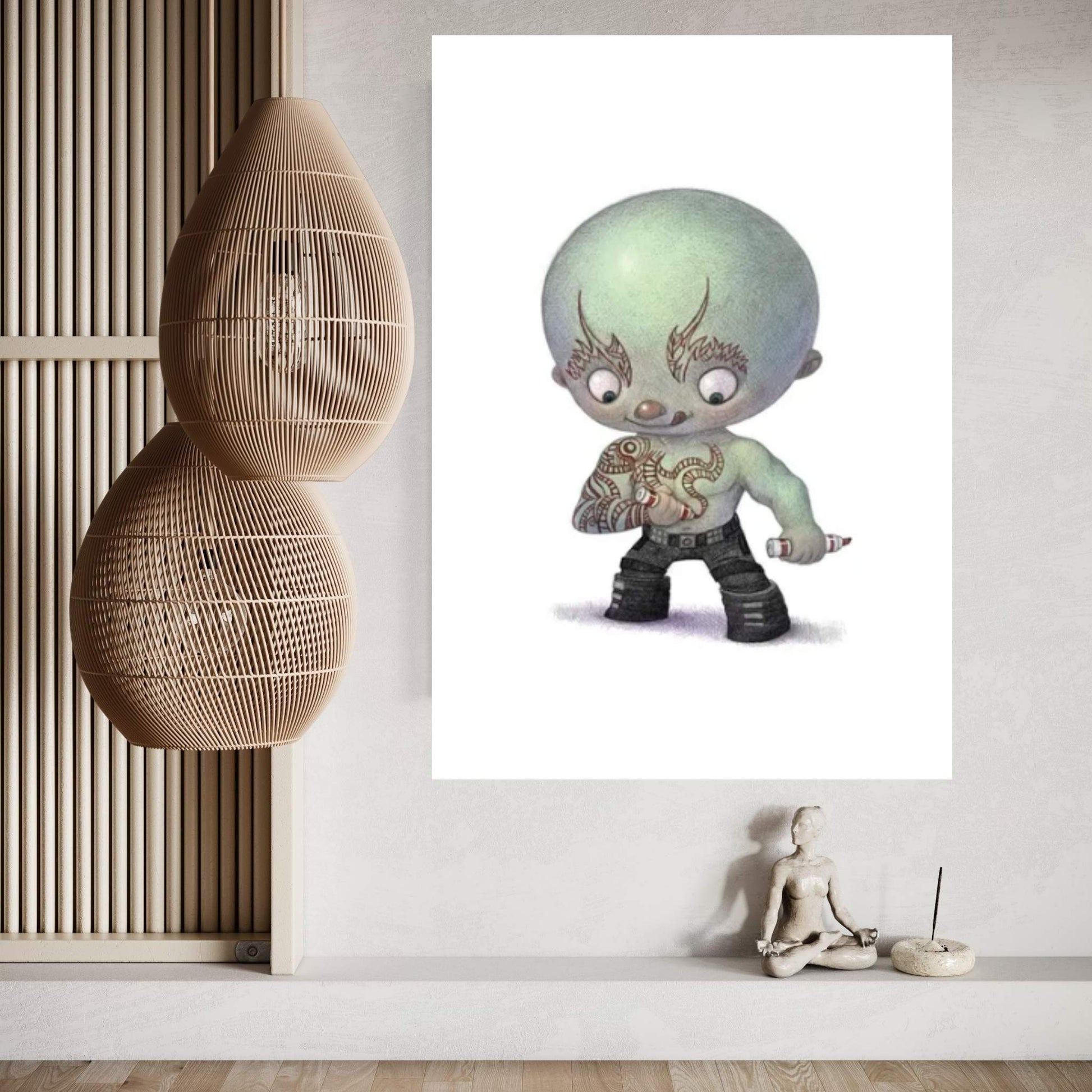 Drax Canvas Wall Art - Y Canvas