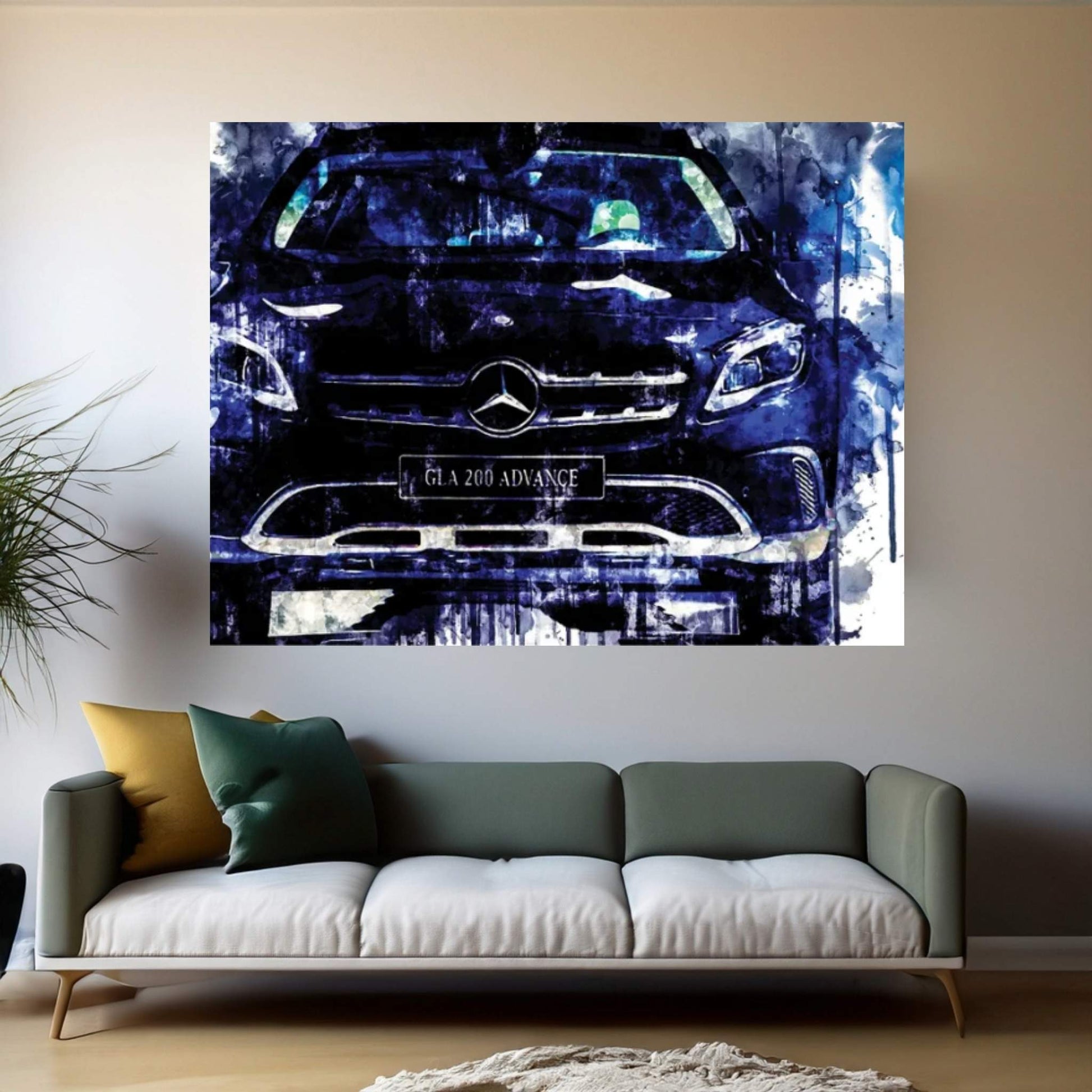 2017 Mercedes Benz GLA 200 Canvas Wall Art - Y Canvas